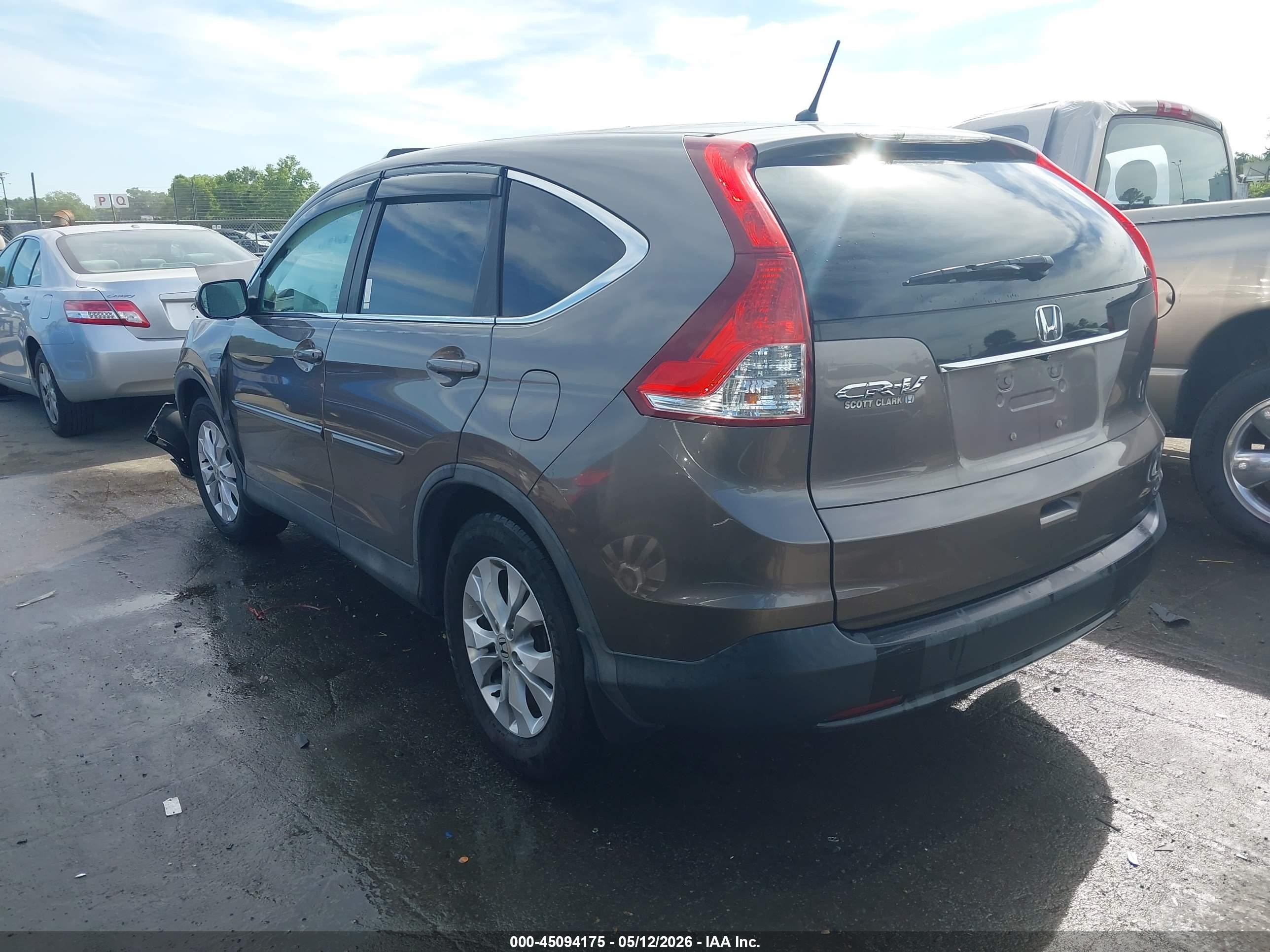 2013 Honda Cr-v Ex Brown vin: 5J6RM3H5XDL040503