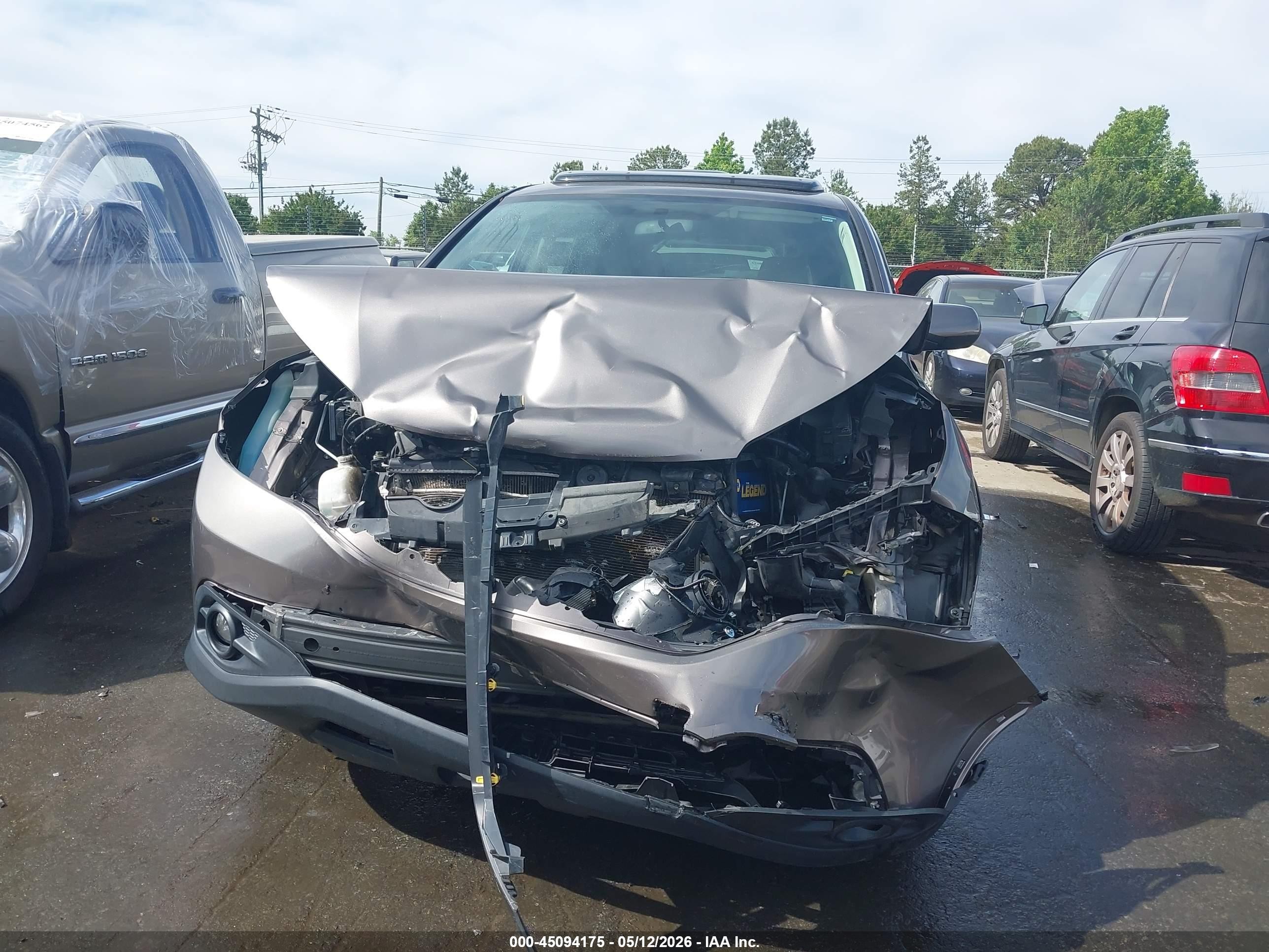 2013 Honda Cr-v Ex Brown vin: 5J6RM3H5XDL040503