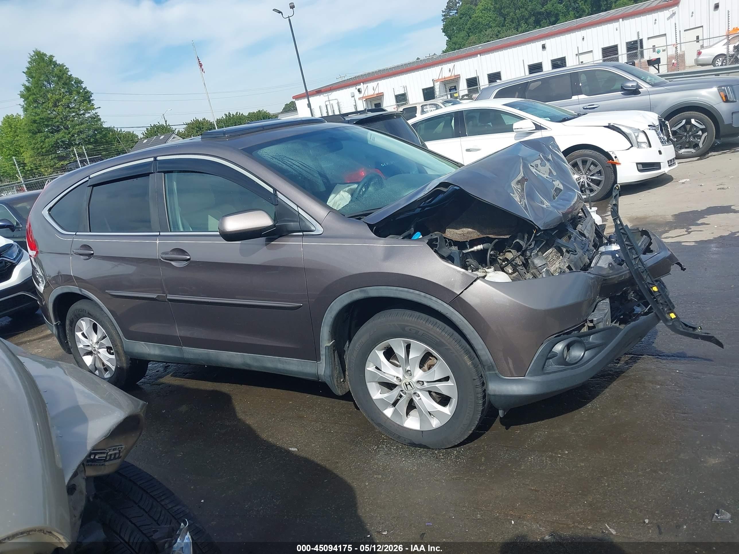 2013 Honda Cr-v Ex Brown vin: 5J6RM3H5XDL040503