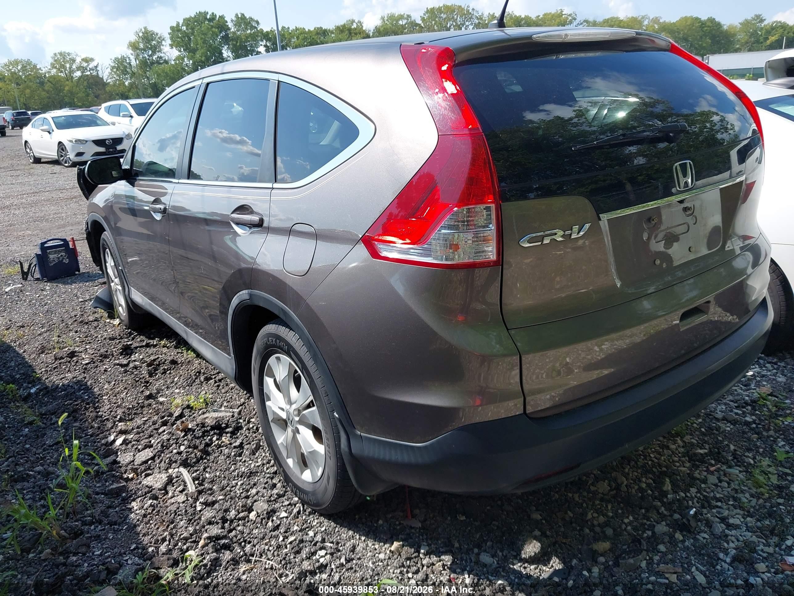 2014 Honda Cr-v Ex Серый vin: 5J6RM3H5XEL005400