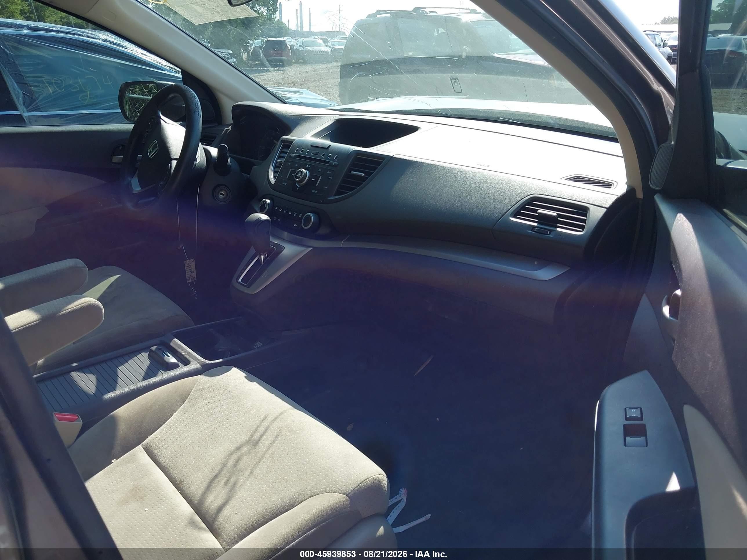 2014 Honda Cr-v Ex Серый vin: 5J6RM3H5XEL005400