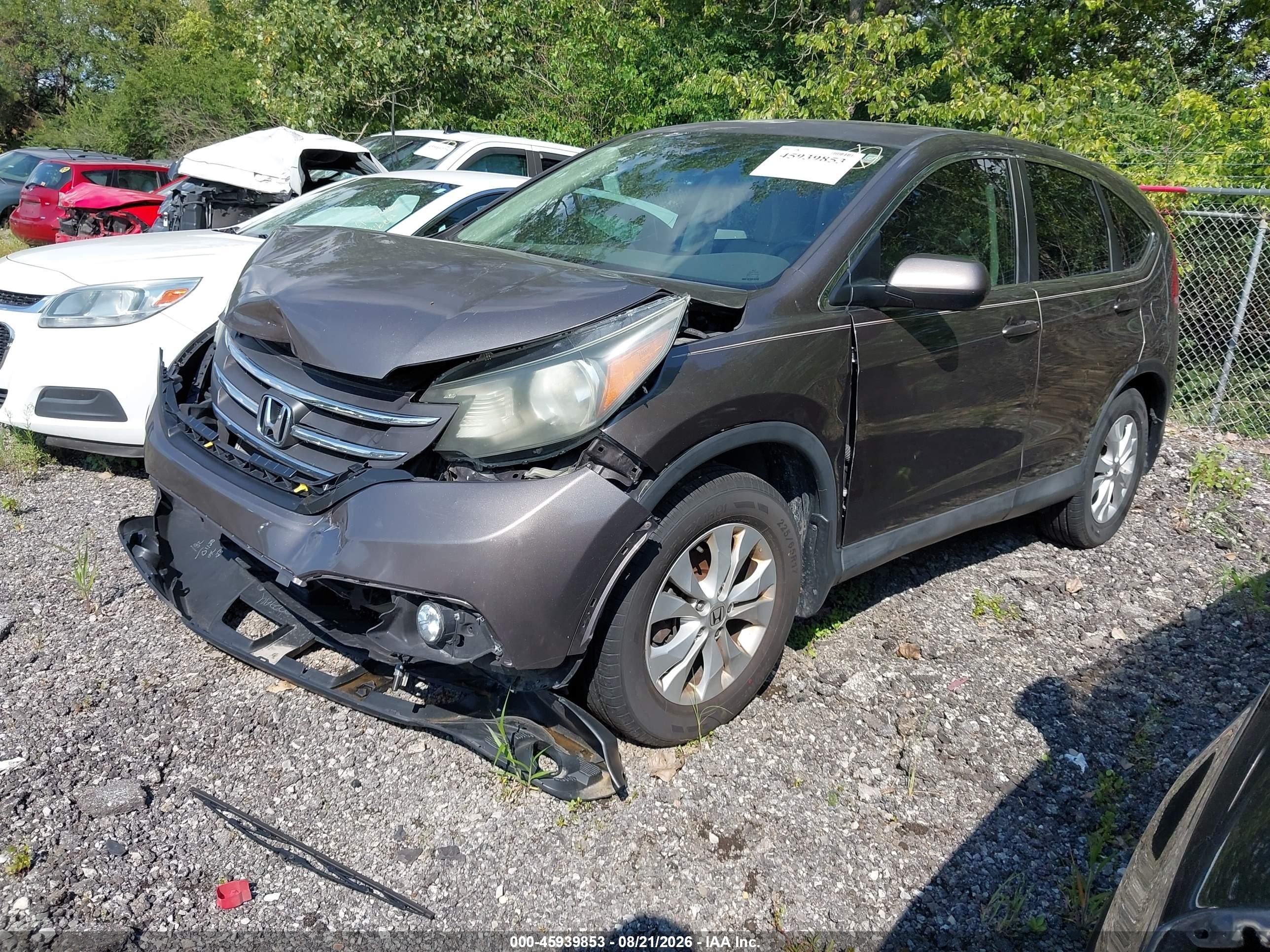 2014 Honda Cr-v Ex Серый vin: 5J6RM3H5XEL005400