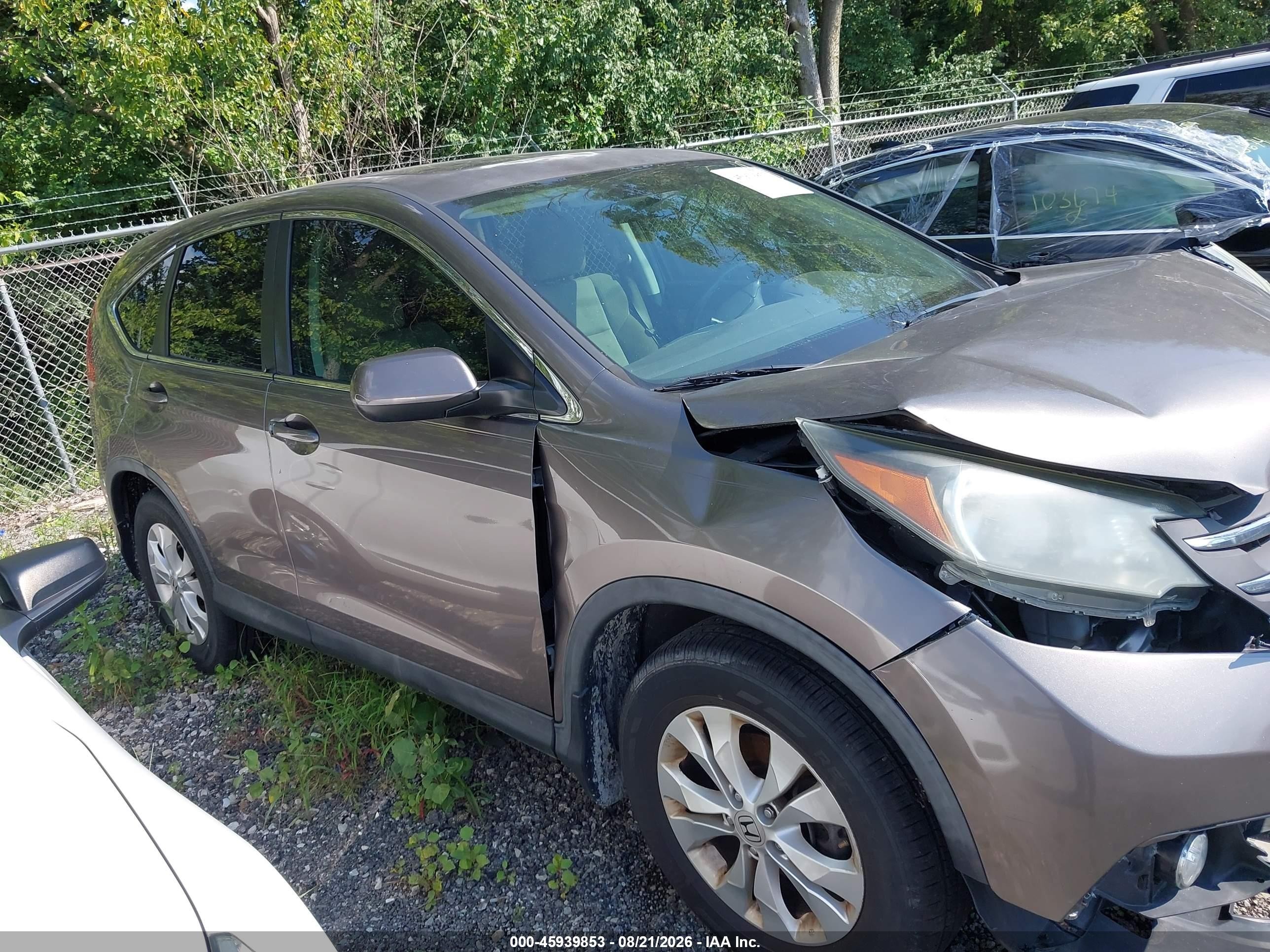 2014 Honda Cr-v Ex Серый vin: 5J6RM3H5XEL005400
