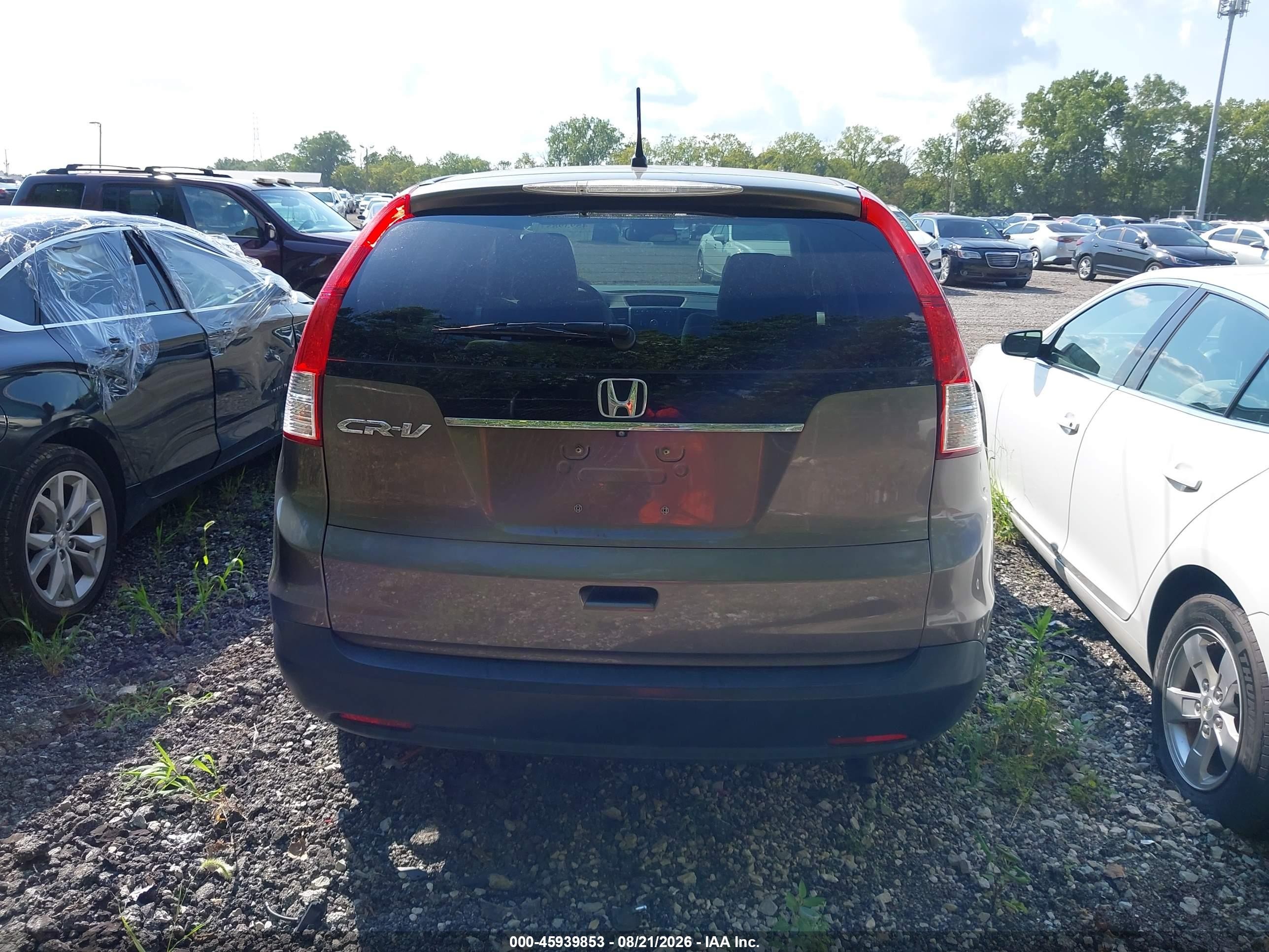 2014 Honda Cr-v Ex Серый vin: 5J6RM3H5XEL005400