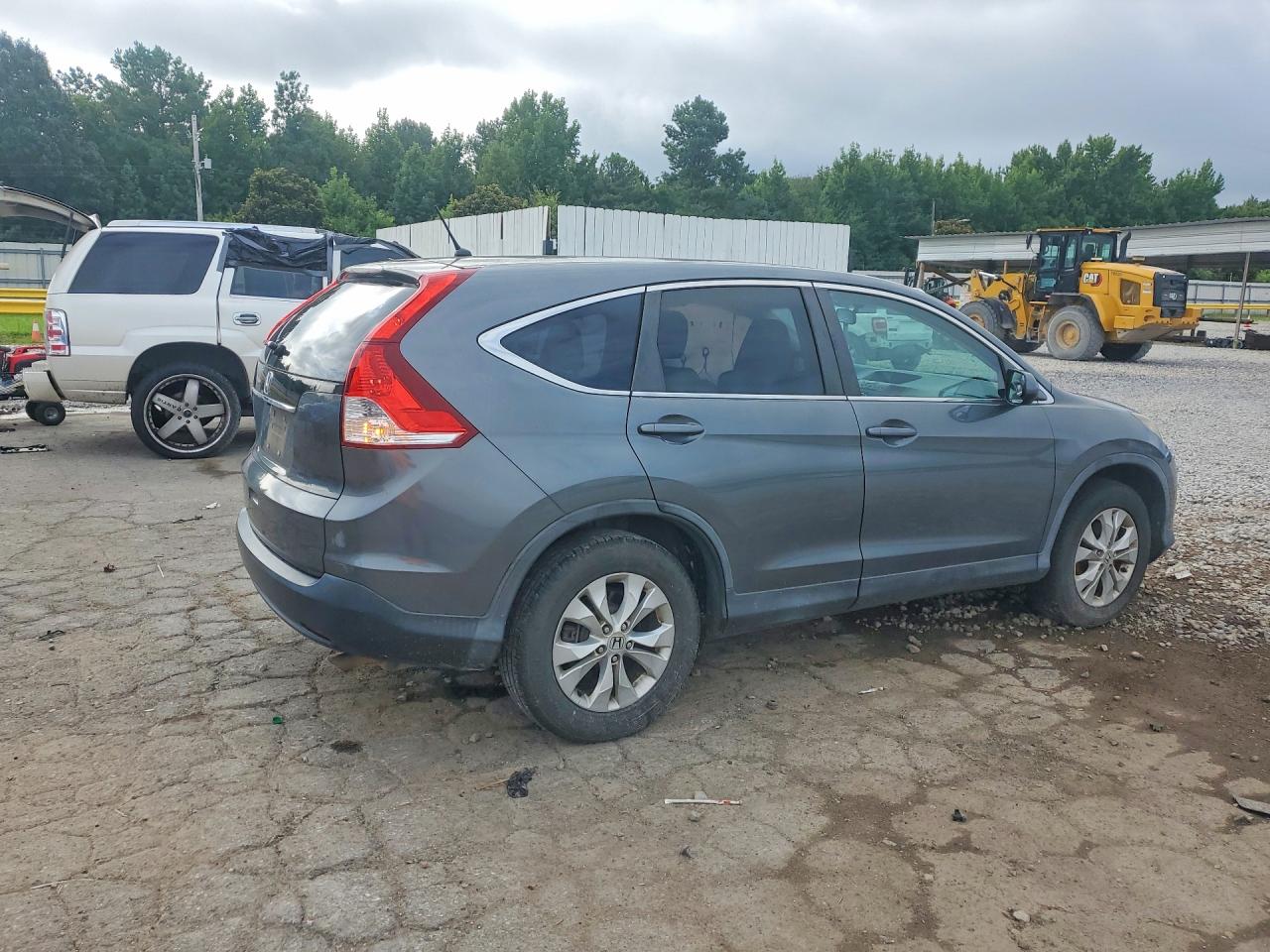 2014 Honda Cr-v Ex Gray vin: 5J6RM3H5XEL008748