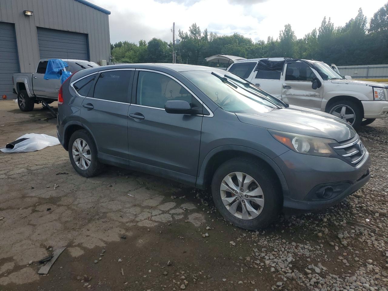 2014 Honda Cr-v Ex Gray vin: 5J6RM3H5XEL008748