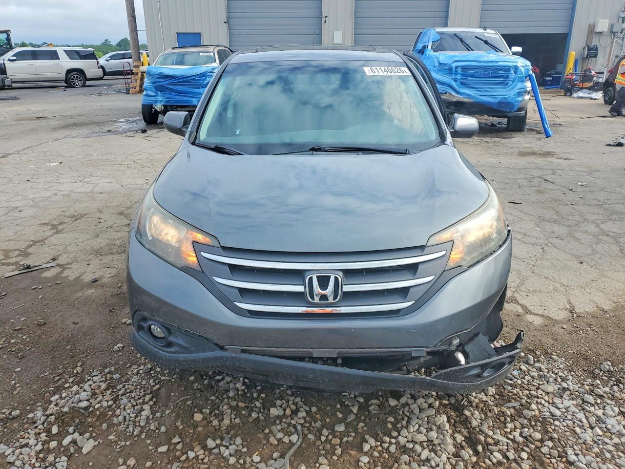 2014 Honda Cr-v Ex Gray vin: 5J6RM3H5XEL008748