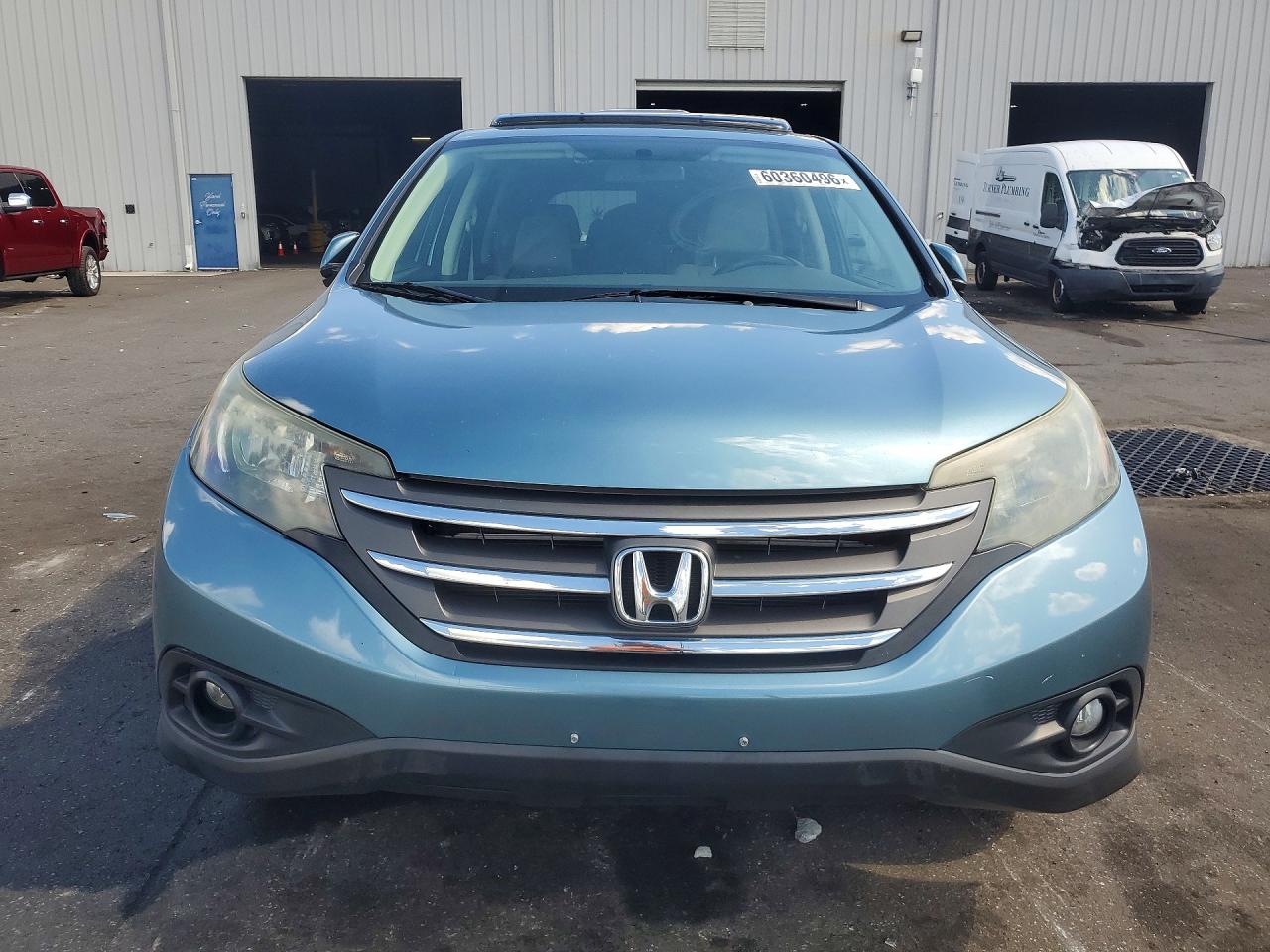 2014 Honda Cr-v Ex Blue vin: 5J6RM3H5XEL026778