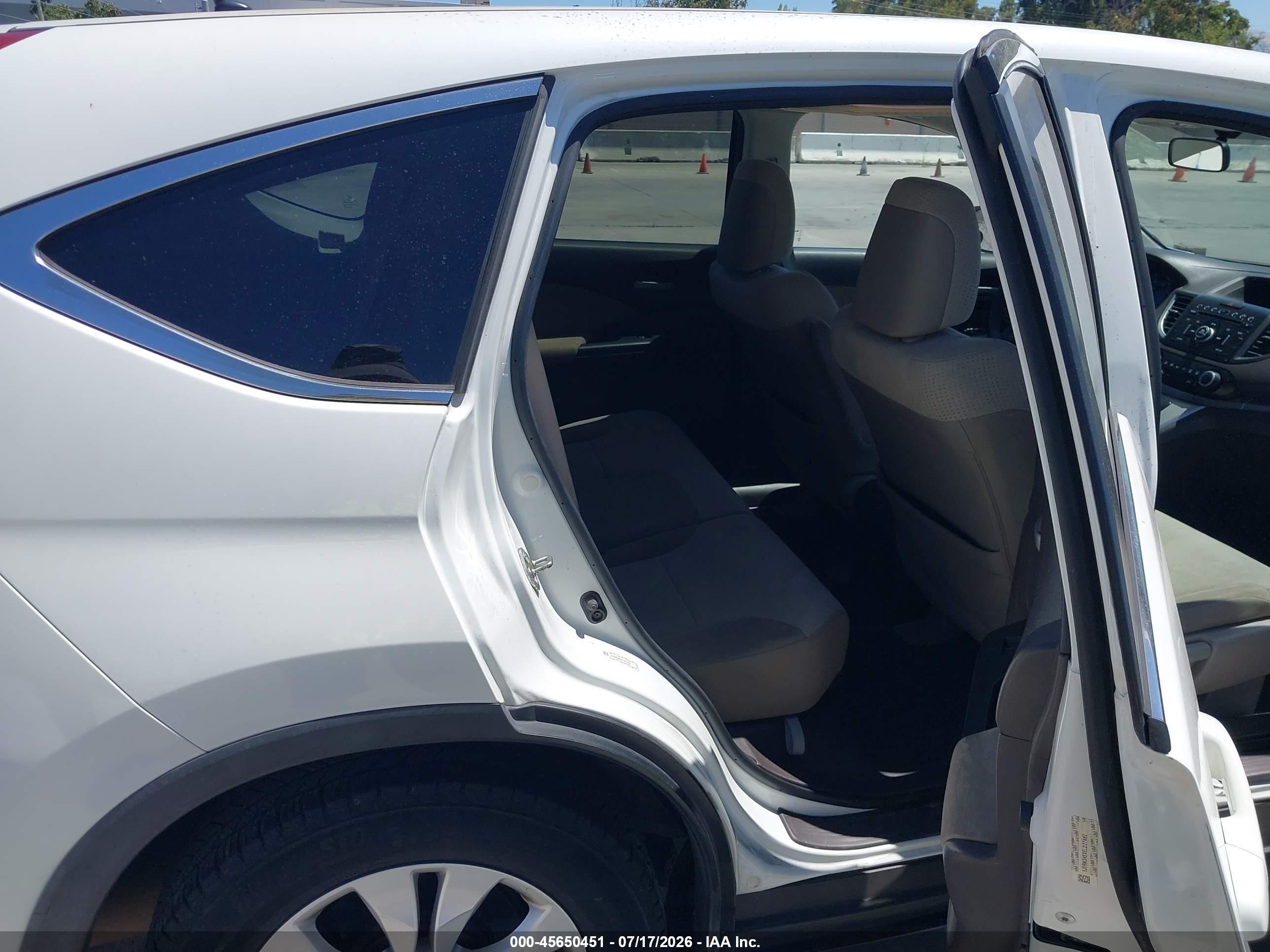 2014 Honda Cr-v Ex White vin: 5J6RM3H5XEL027462