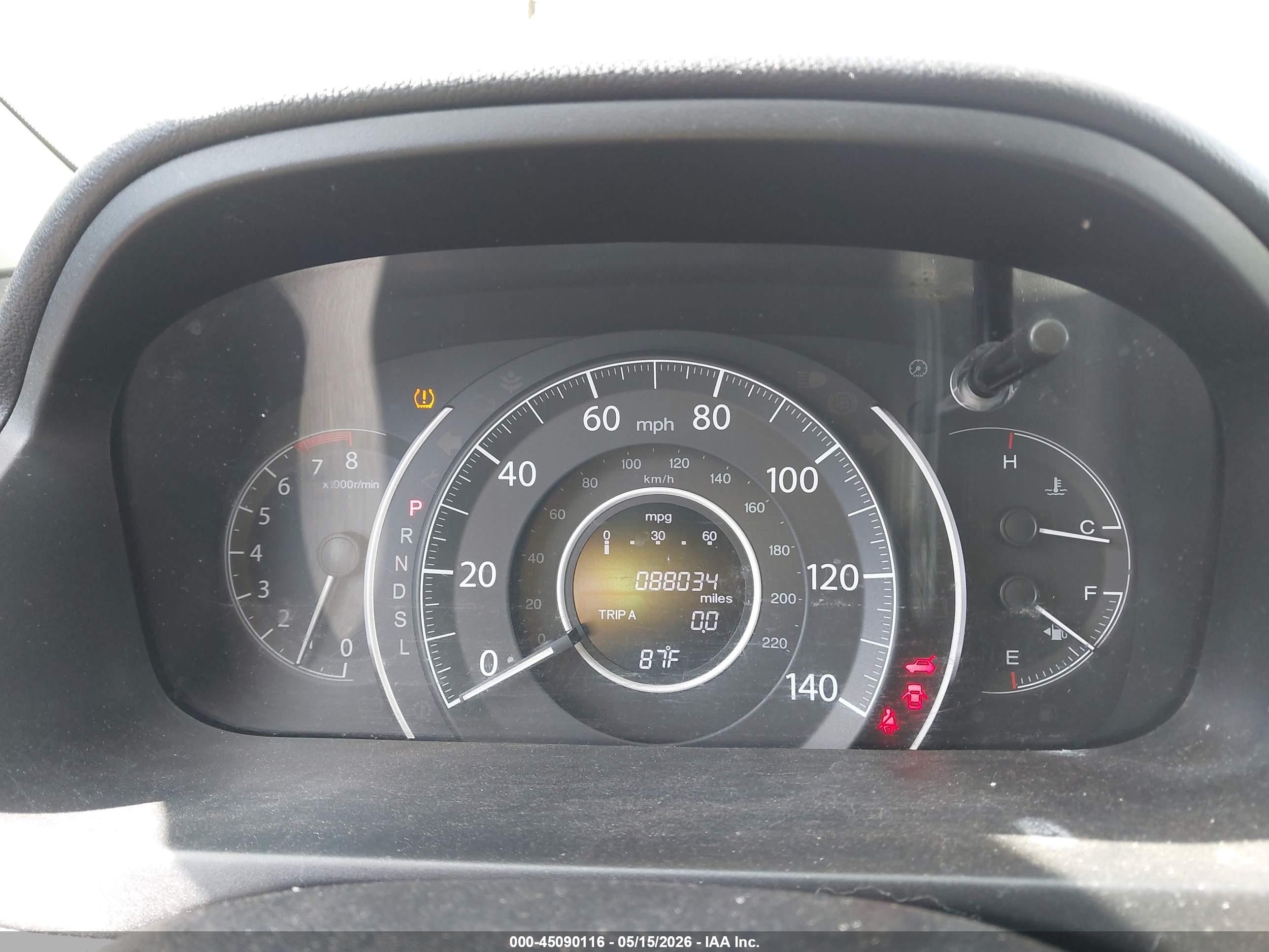 2015 Honda Cr-v Ex Maroon vin: 5J6RM3H5XFL003406