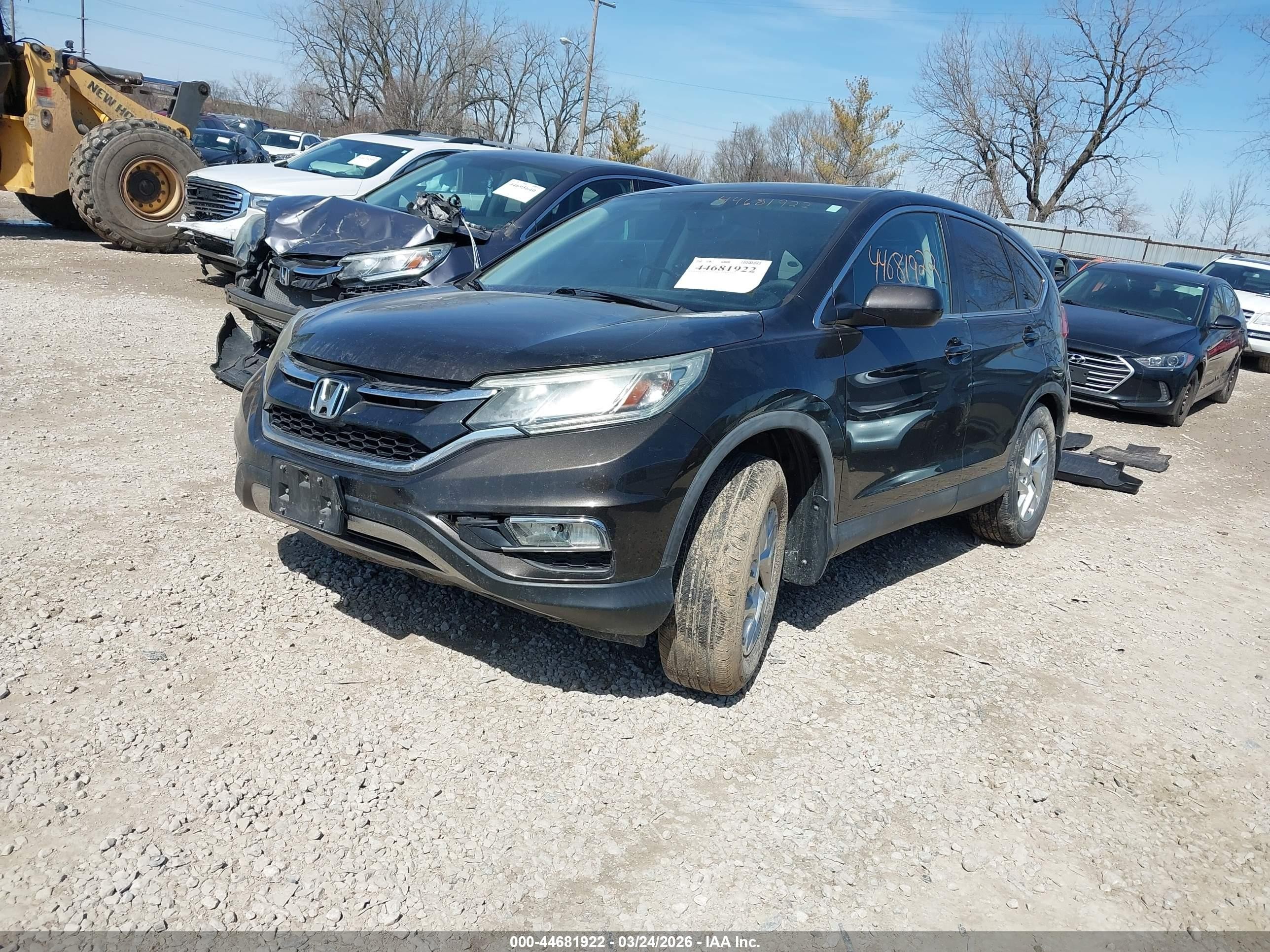 2015 Honda Cr-v Ex Blue vin: 5J6RM3H5XFL011974