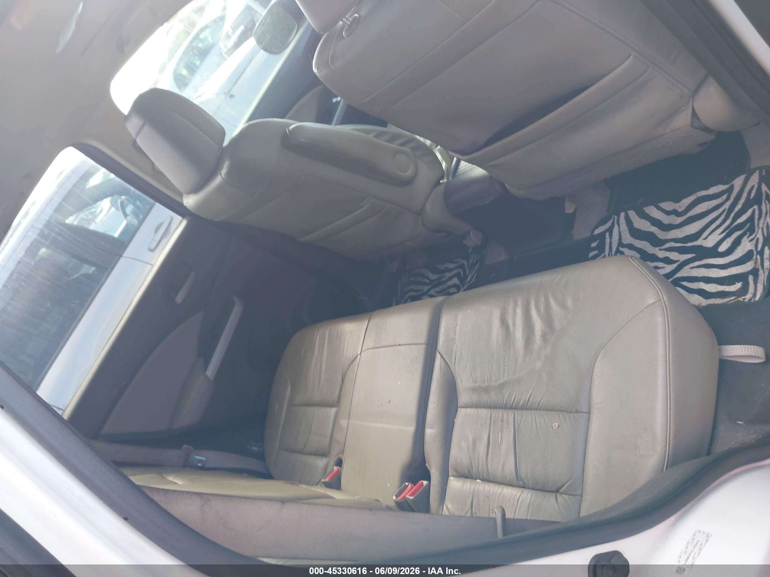 2012 Honda Cr-v Ex-l White vin: 5J6RM3H70CL020423