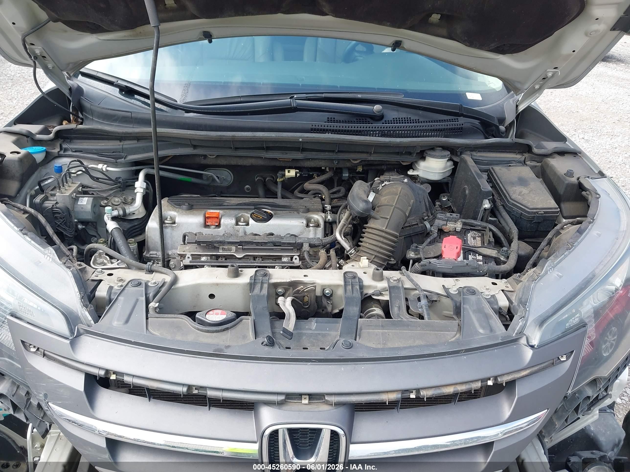 2012 Honda Cr-v Ex-l Silver vin: 5J6RM3H70CL024679