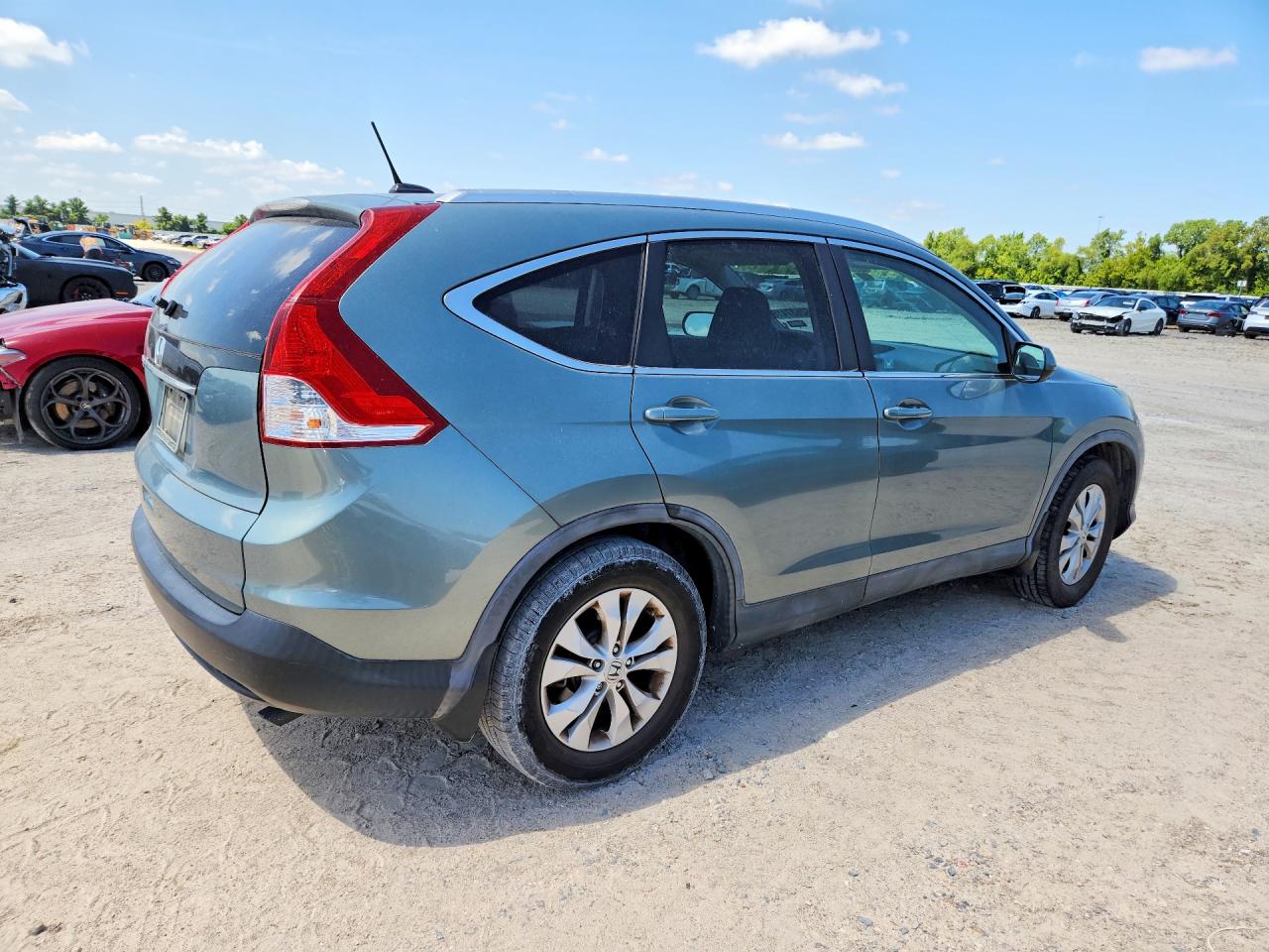 2012 Honda Cr-v Exl Blue vin: 5J6RM3H70CL028408