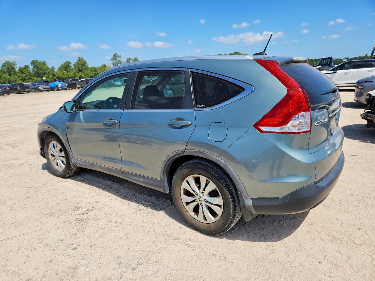 2012 Honda Cr-v Exl Blue vin: 5J6RM3H70CL028408