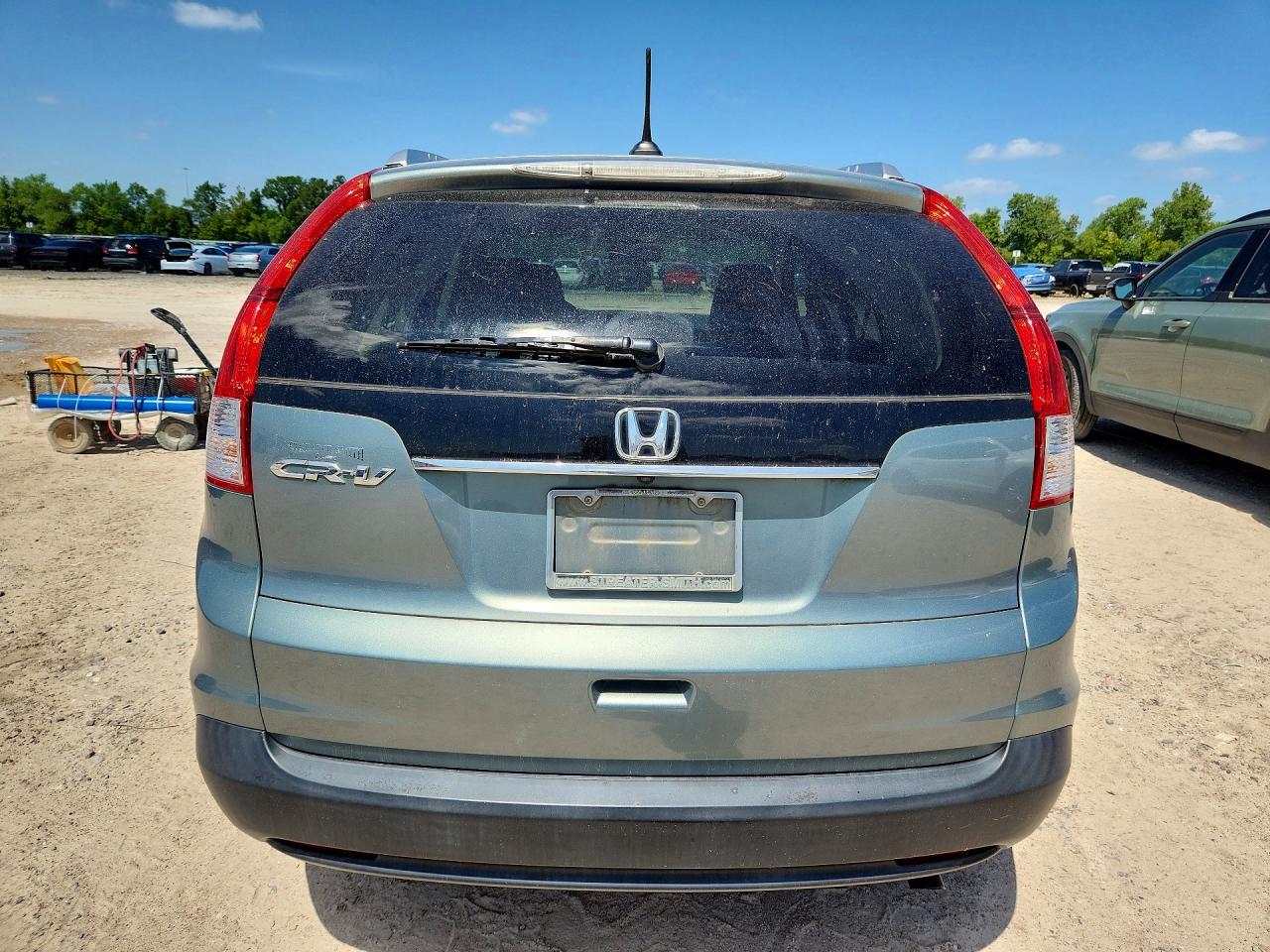 2012 Honda Cr-v Exl Blue vin: 5J6RM3H70CL028408