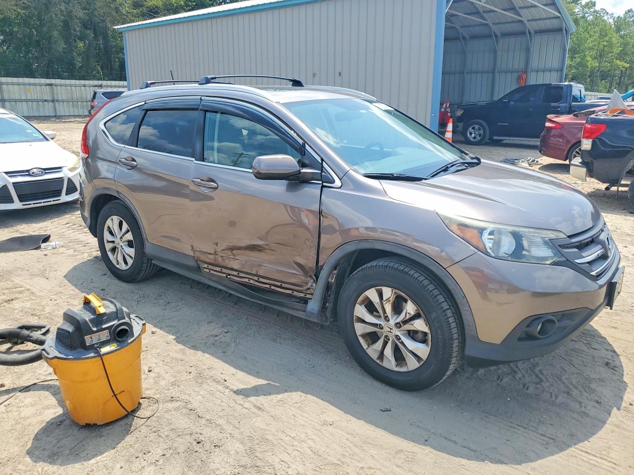 2012 Honda Cr-v Exl Brown vin: 5J6RM3H70CL029686