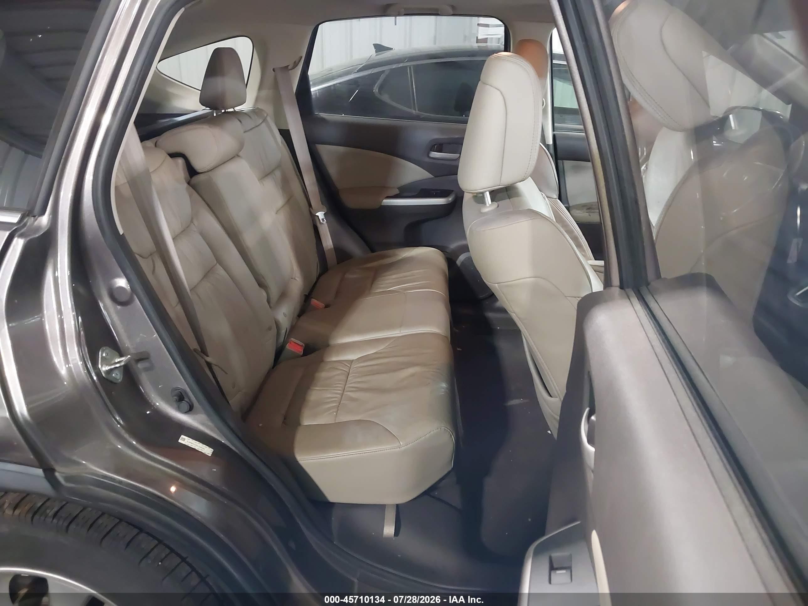 2013 Honda Cr-v Ex-l Brown vin: 5J6RM3H70DL005163