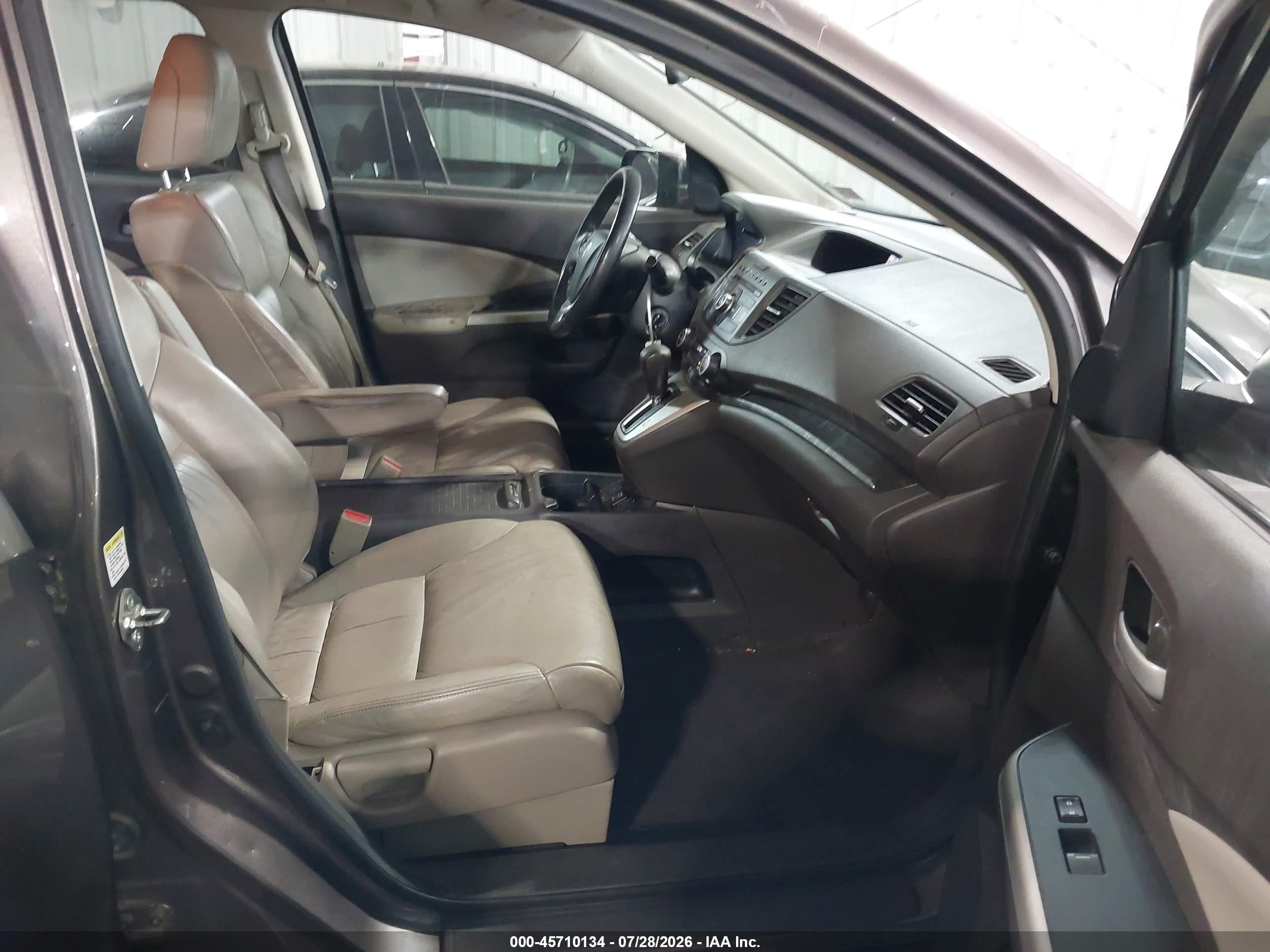 2013 Honda Cr-v Ex-l Brown vin: 5J6RM3H70DL005163