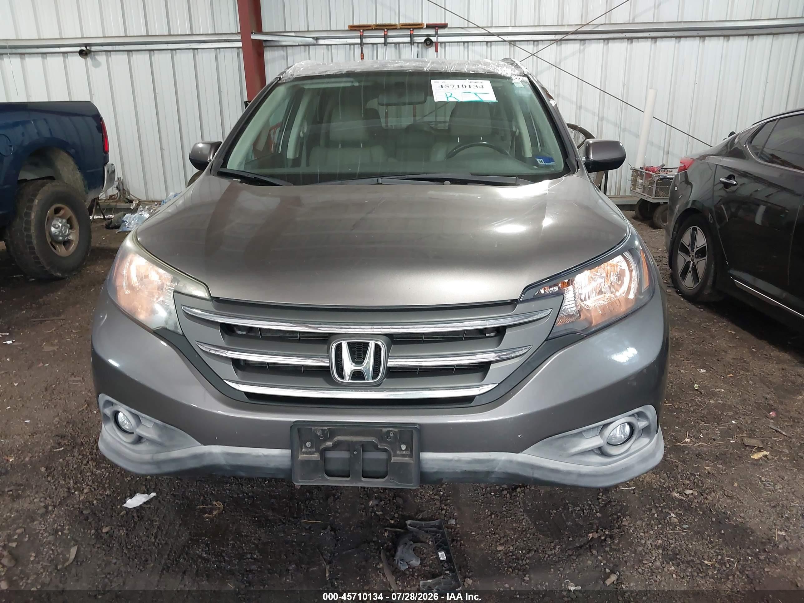 2013 Honda Cr-v Ex-l Brown vin: 5J6RM3H70DL005163