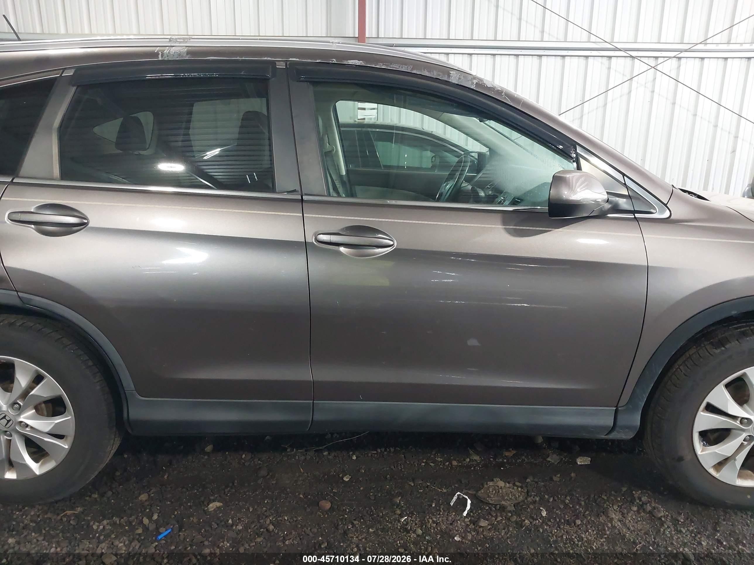 2013 Honda Cr-v Ex-l Brown vin: 5J6RM3H70DL005163