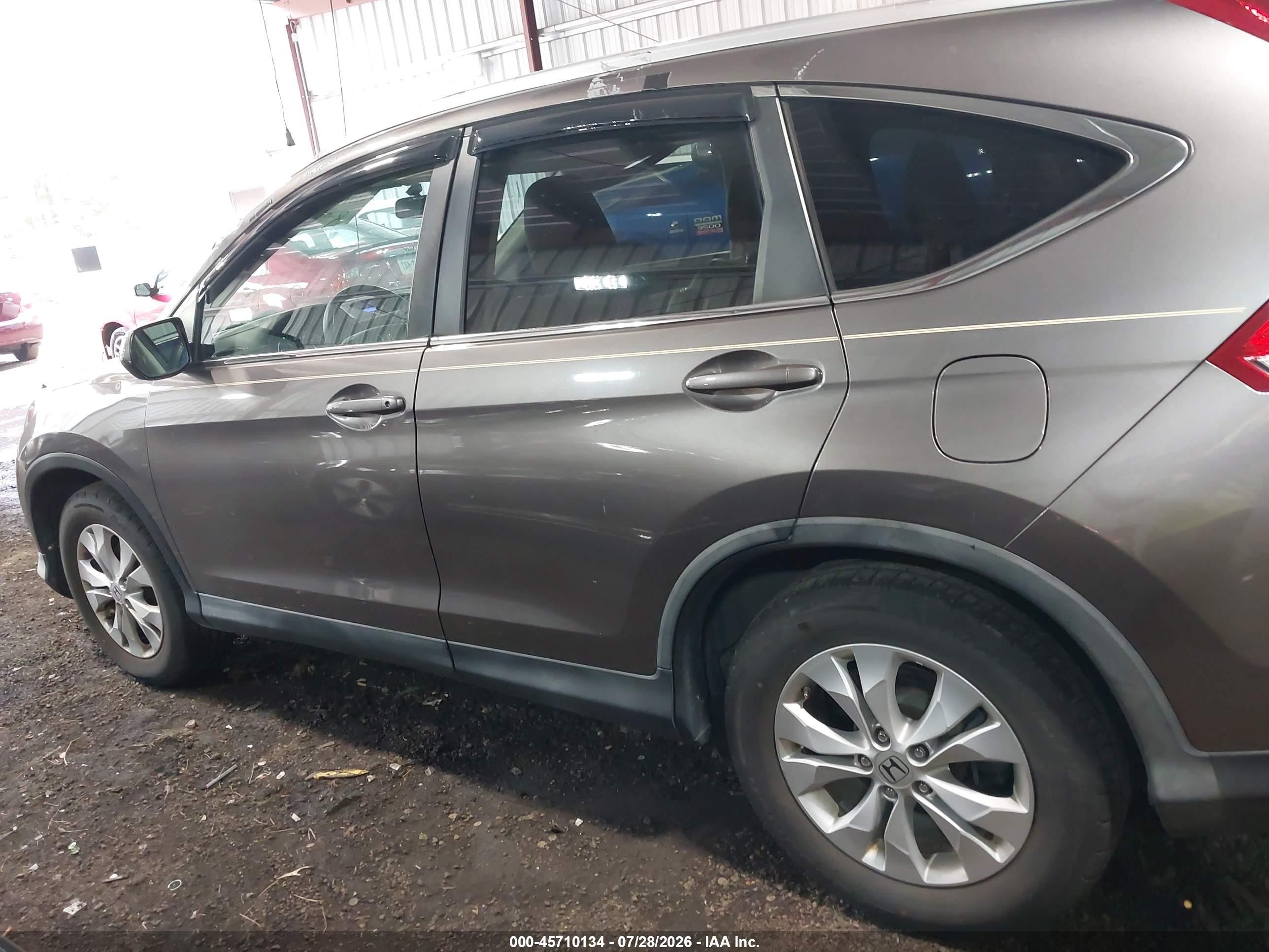 2013 Honda Cr-v Ex-l Brown vin: 5J6RM3H70DL005163