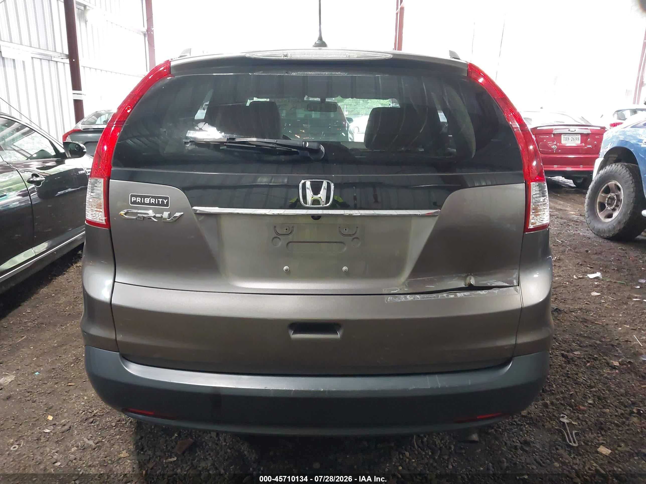 2013 Honda Cr-v Ex-l Brown vin: 5J6RM3H70DL005163