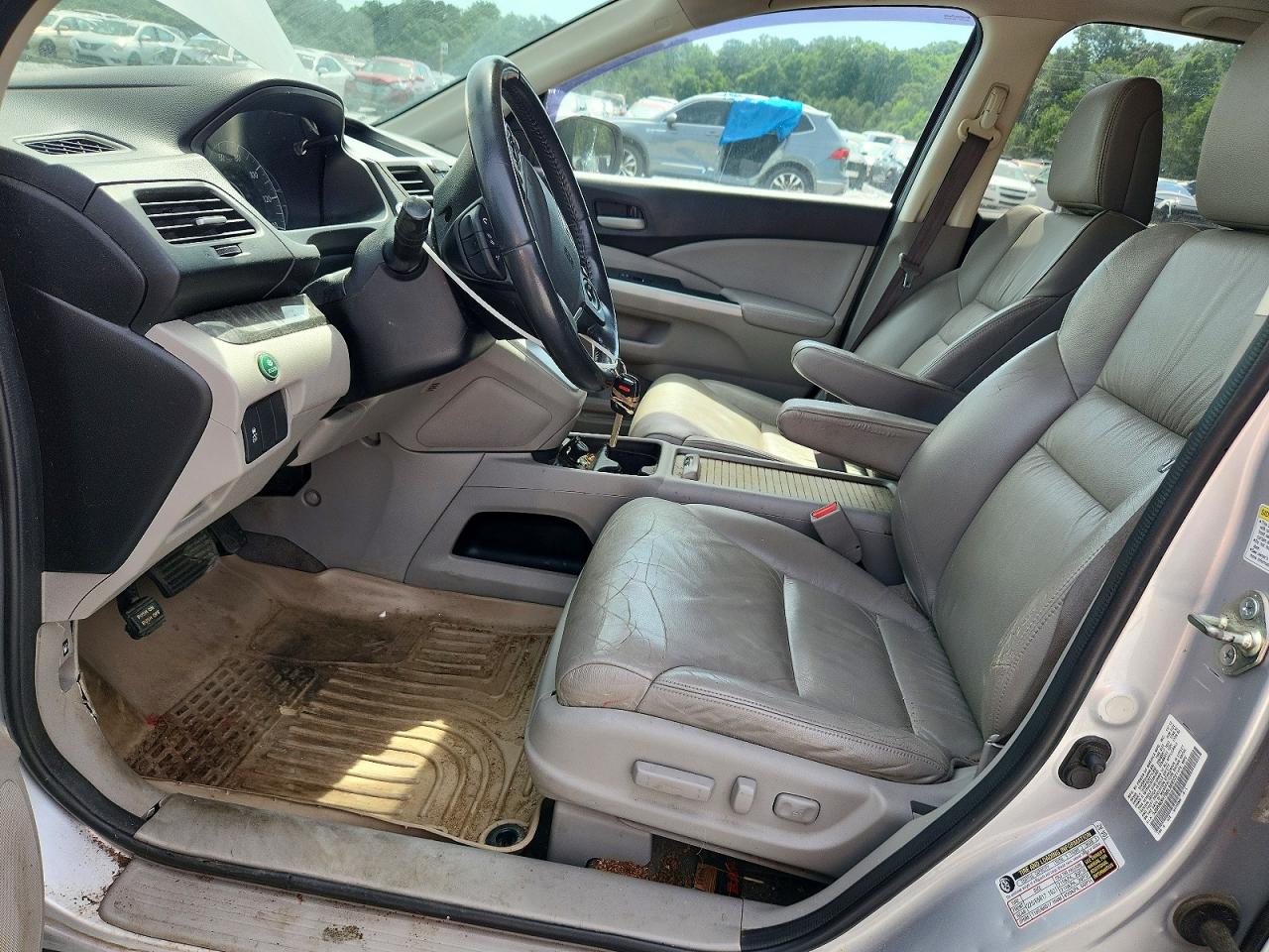 2013 Honda Cr-v Exl Silver vin: 5J6RM3H70DL009522
