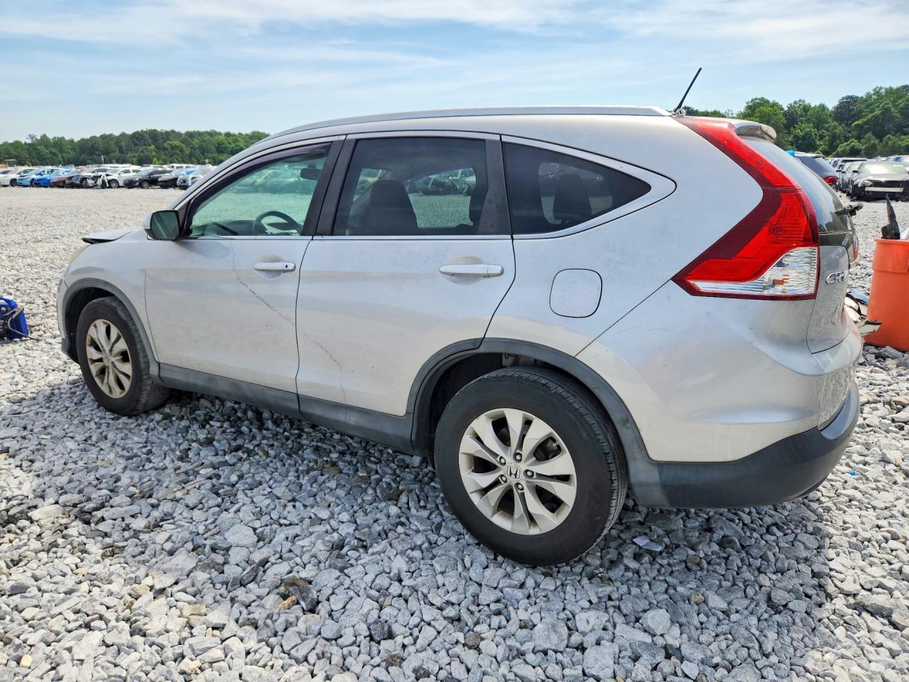 2013 Honda Cr-v Exl Silver vin: 5J6RM3H70DL009522