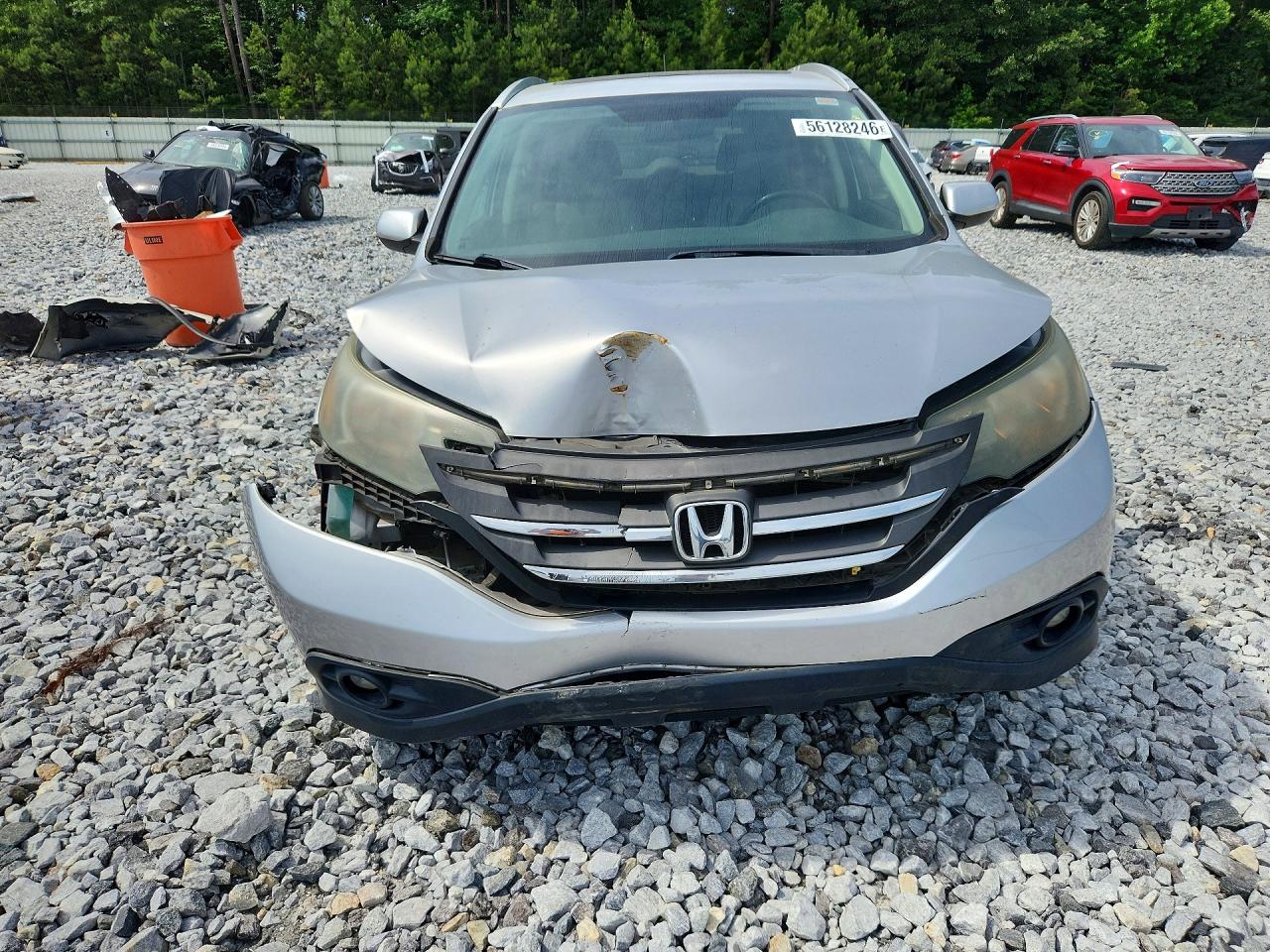 2013 Honda Cr-v Exl Silver vin: 5J6RM3H70DL009522