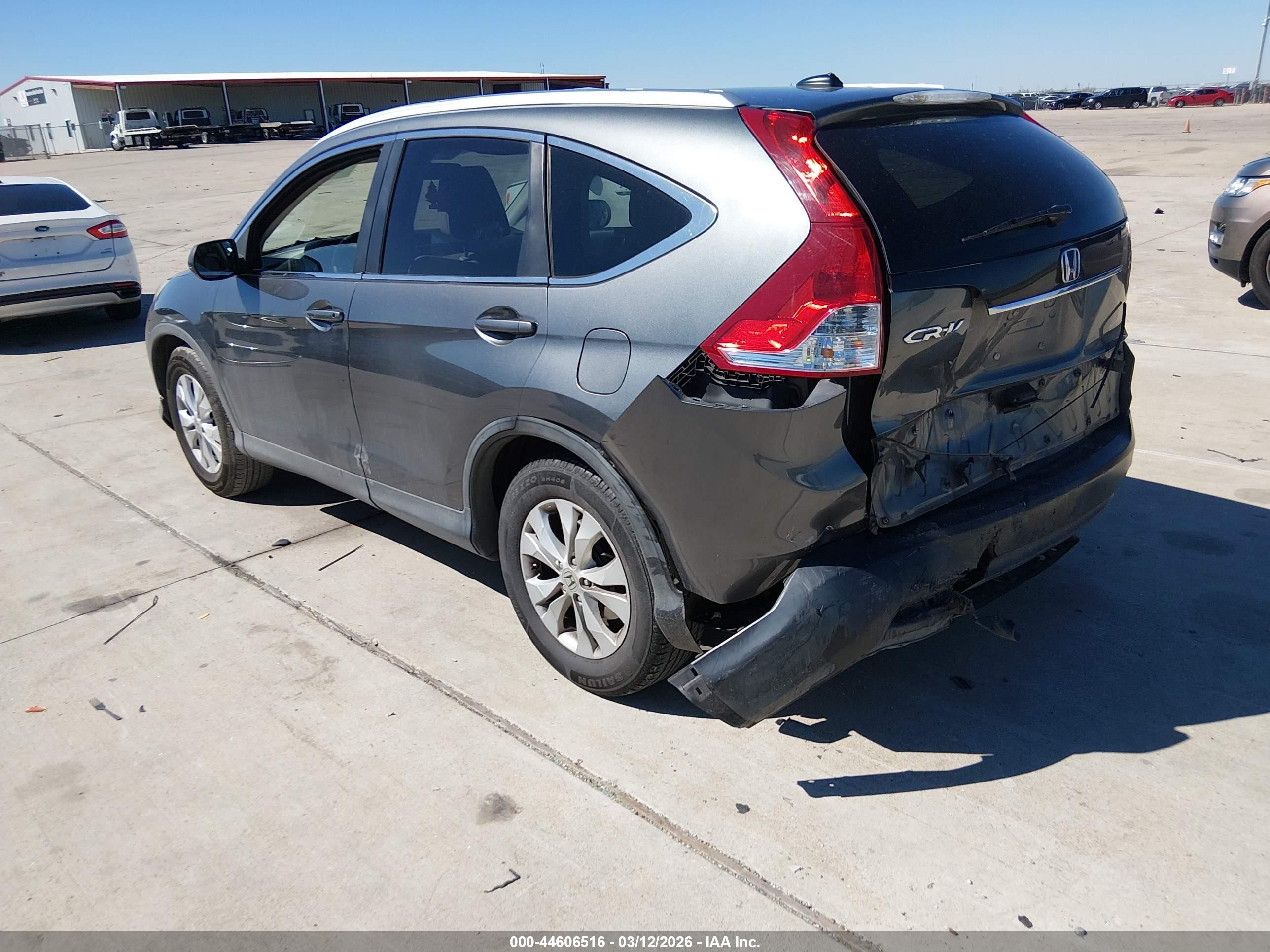 2013 Honda Cr-v Ex-l Серый vin: 5J6RM3H70DL030287