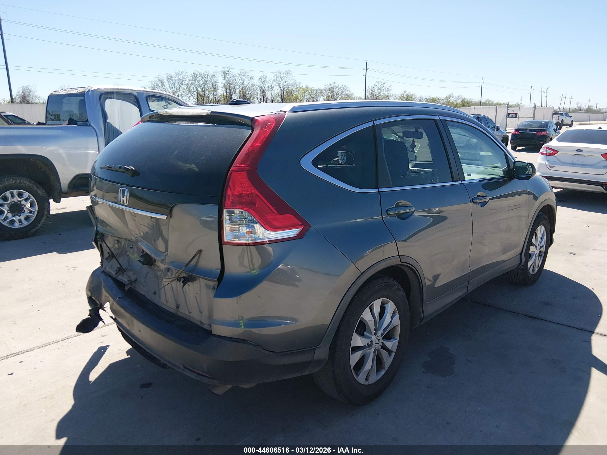 2013 Honda Cr-v Ex-l Серый vin: 5J6RM3H70DL030287