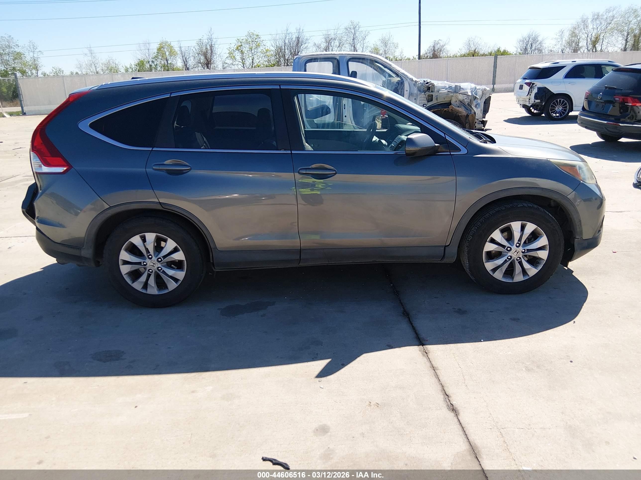 2013 Honda Cr-v Ex-l Серый vin: 5J6RM3H70DL030287
