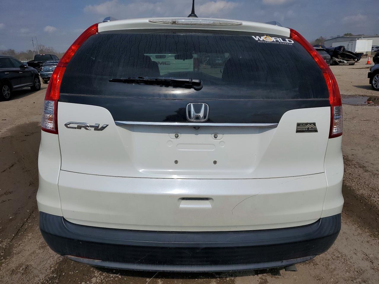 2013 Honda Cr-v Exl White vin: 5J6RM3H70DL033349