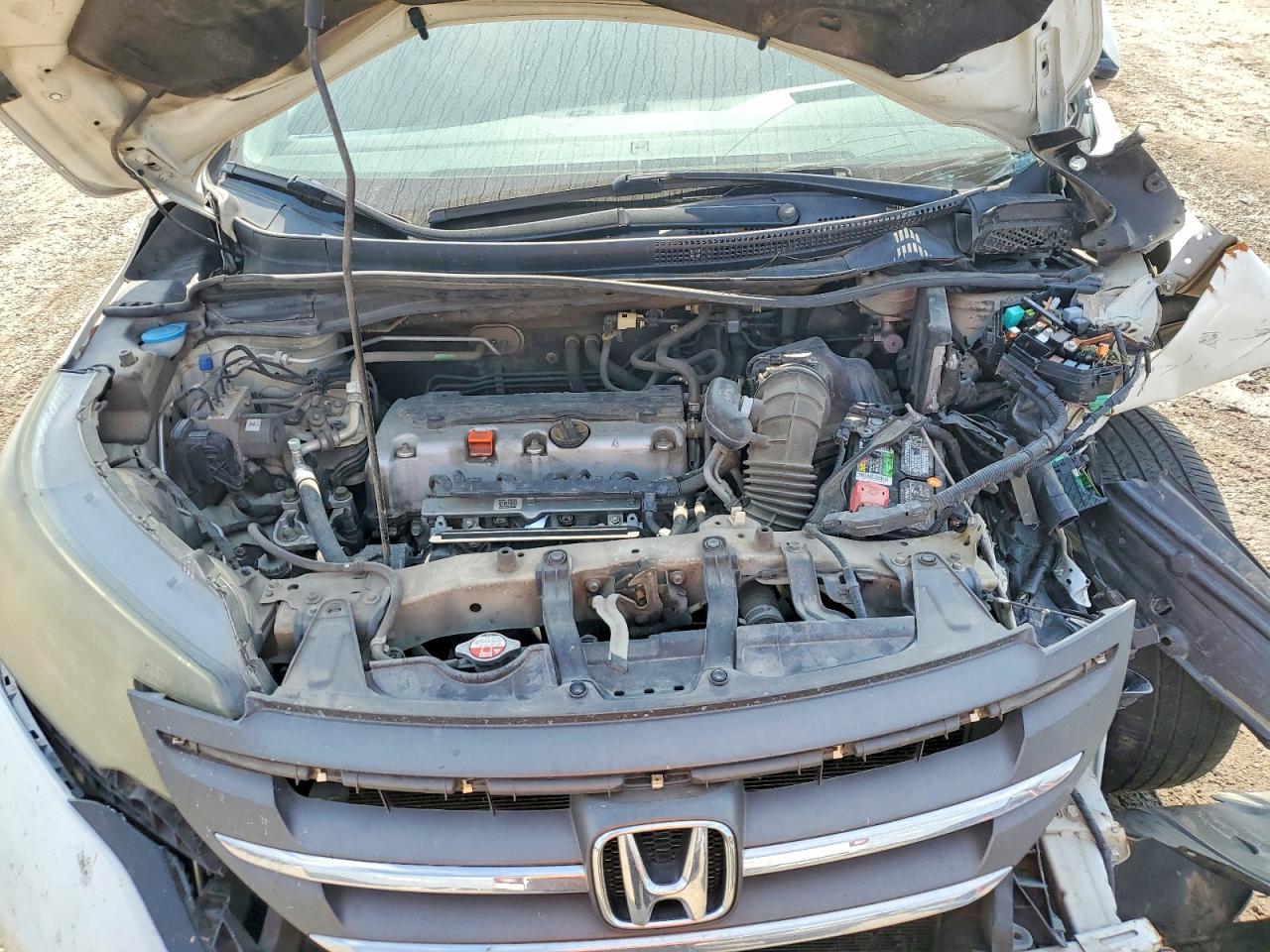 2013 Honda Cr-v Exl White vin: 5J6RM3H70DL033349