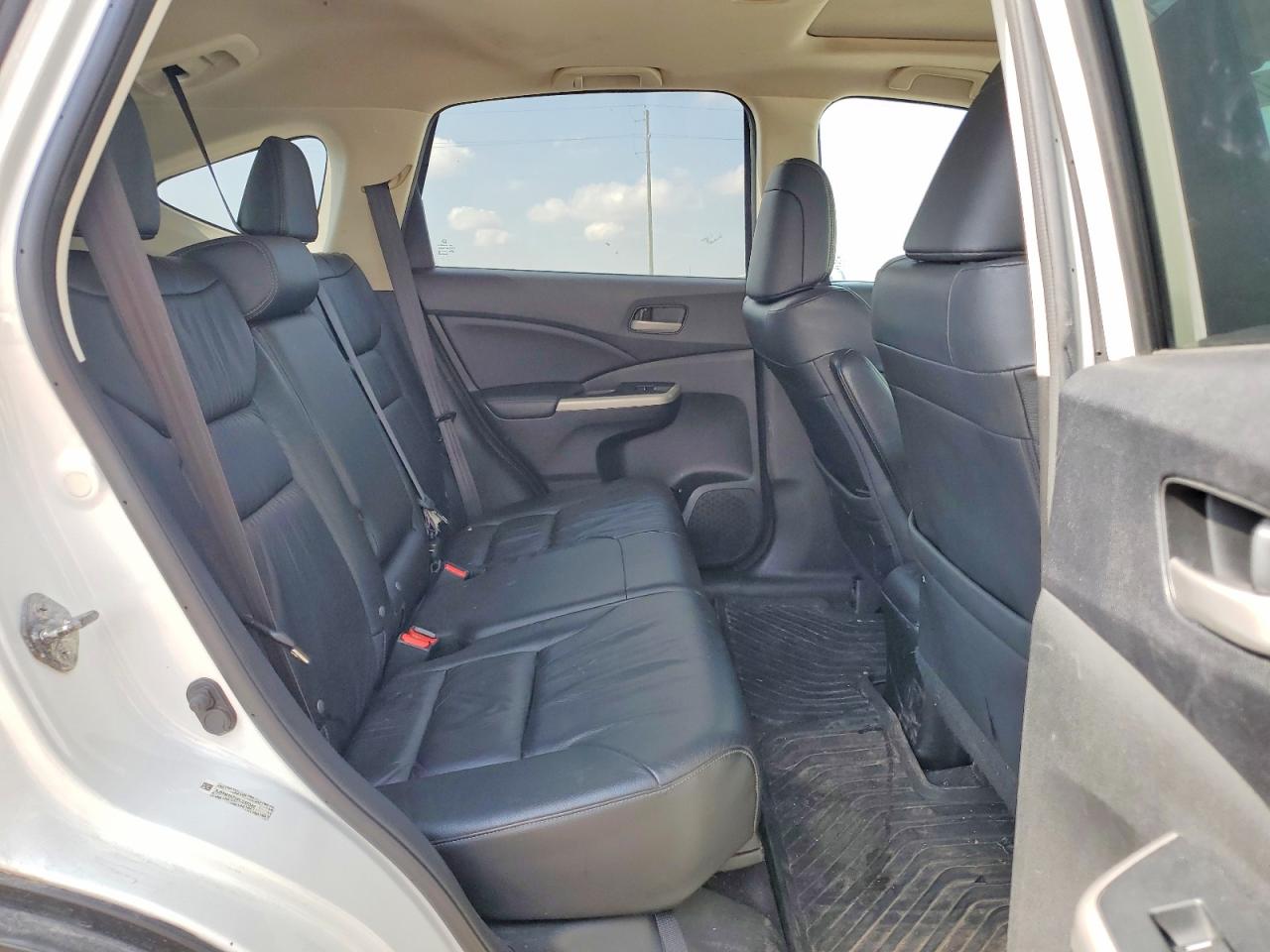 2013 Honda Cr-v Exl White vin: 5J6RM3H70DL033349