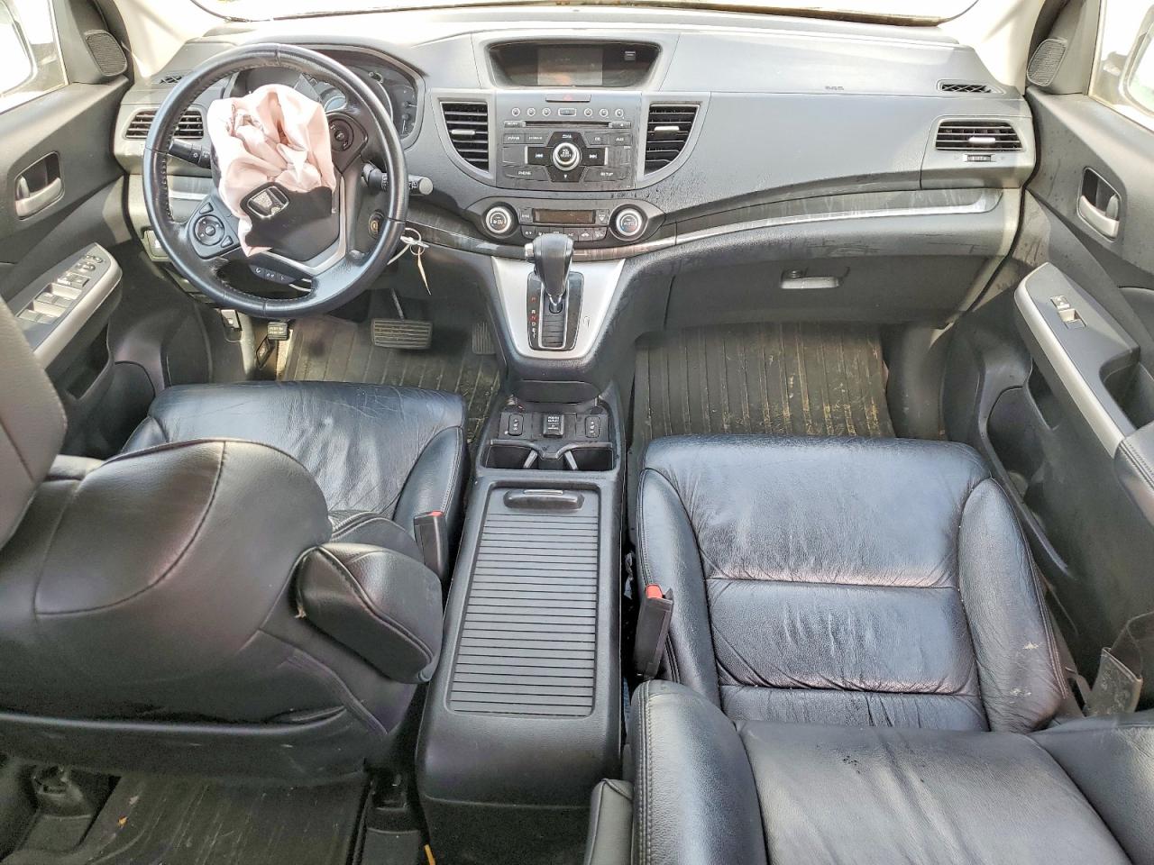2013 Honda Cr-v Exl White vin: 5J6RM3H70DL033349
