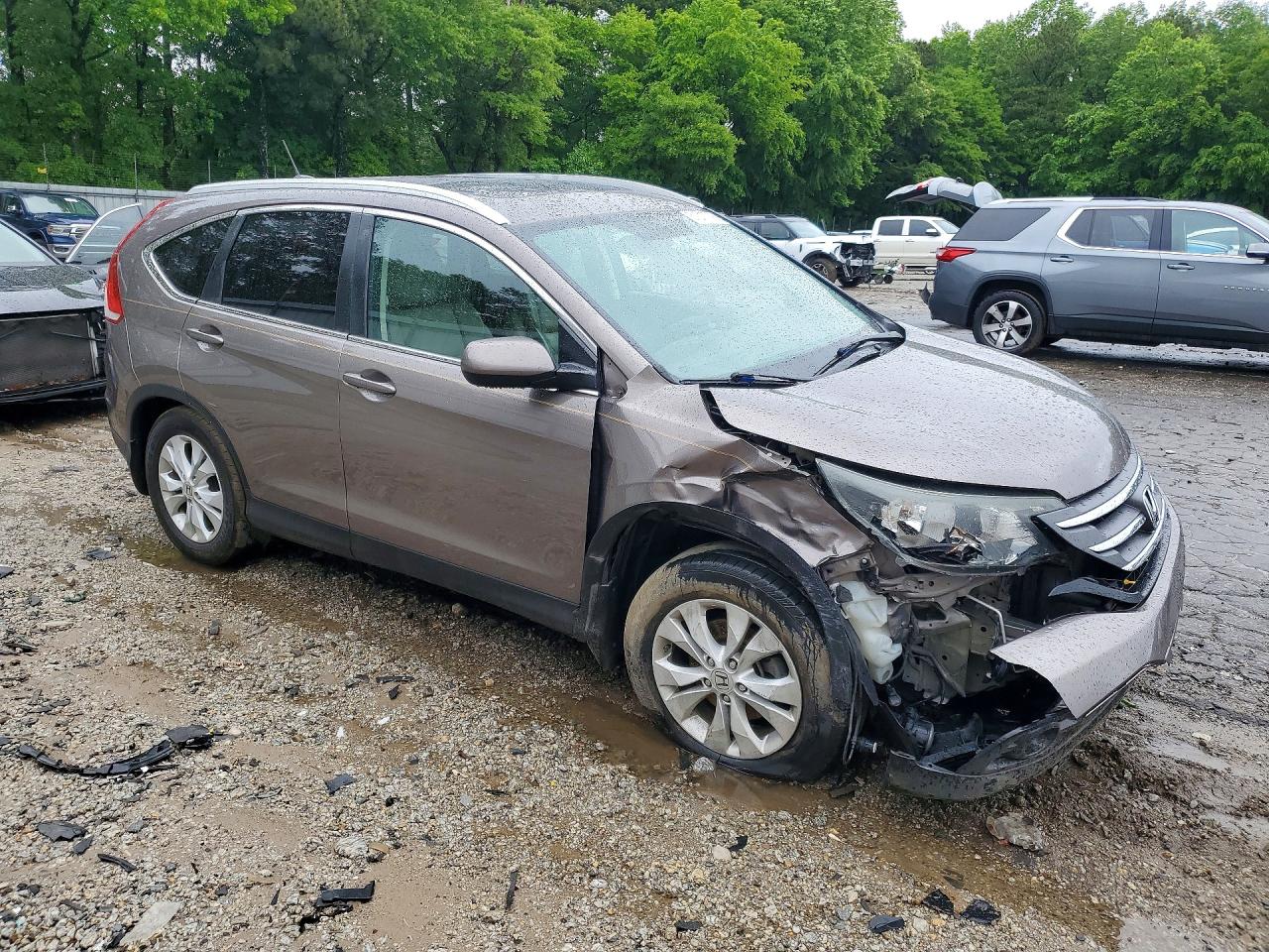 2013 Honda Cr-v Exl Коричневый vin: 5J6RM3H70DL041547