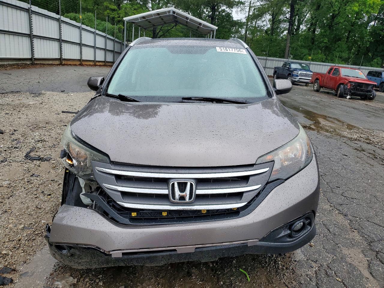 2013 Honda Cr-v Exl Коричневый vin: 5J6RM3H70DL041547