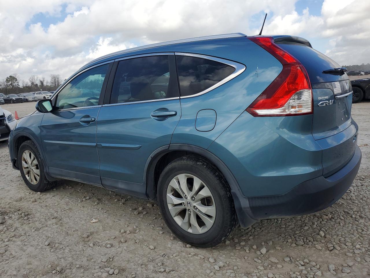 2013 Honda Cr-v Exl Blue vin: 5J6RM3H70DL044626