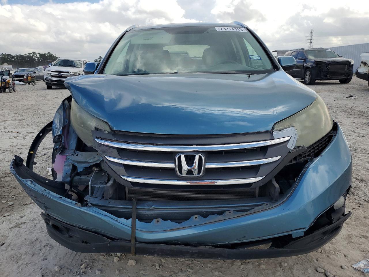 2013 Honda Cr-v Exl Blue vin: 5J6RM3H70DL044626