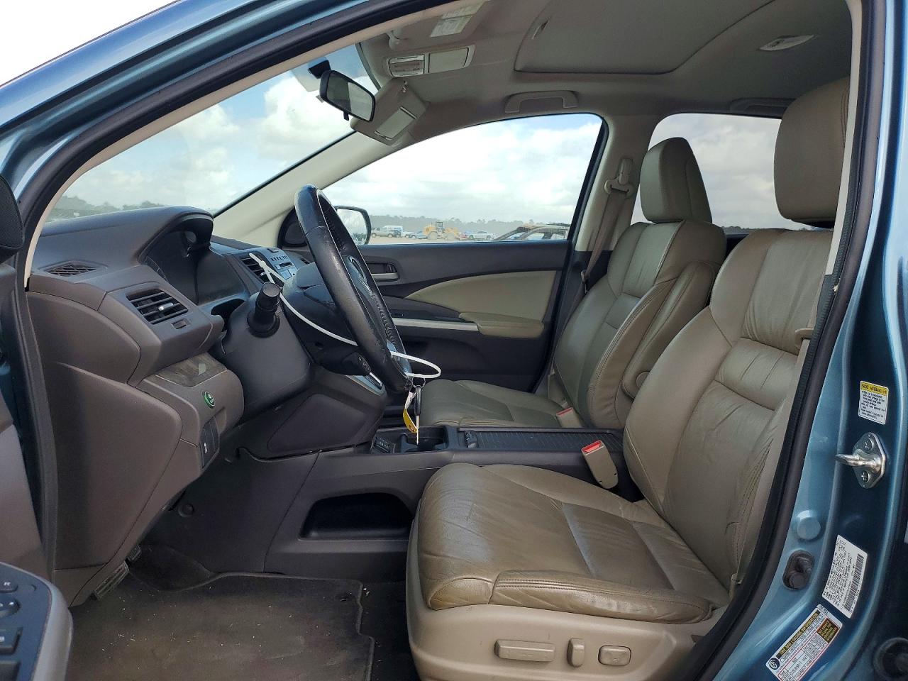 2013 Honda Cr-v Exl Blue vin: 5J6RM3H70DL044626