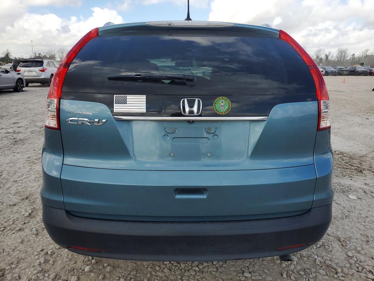 2013 Honda Cr-v Exl Blue vin: 5J6RM3H70DL044626