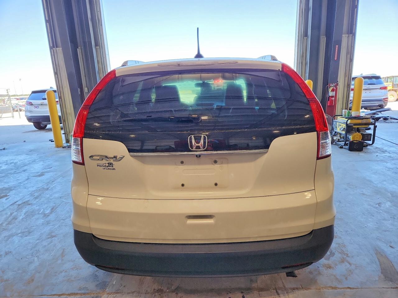 2014 Honda Cr-v Exl White vin: 5J6RM3H70EL003379