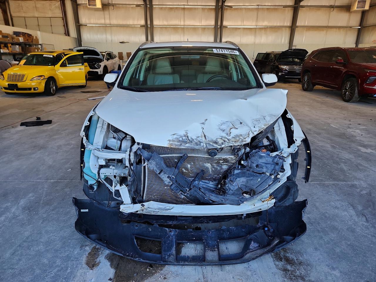 2014 Honda Cr-v Exl White vin: 5J6RM3H70EL003379