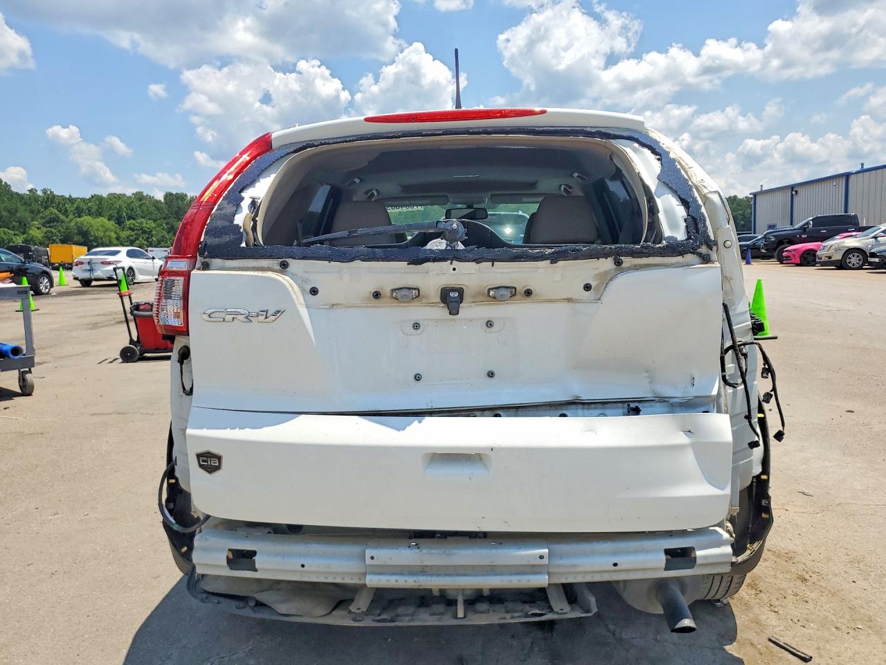 2015 Honda Cr-v Exl White vin: 5J6RM3H70FL026355