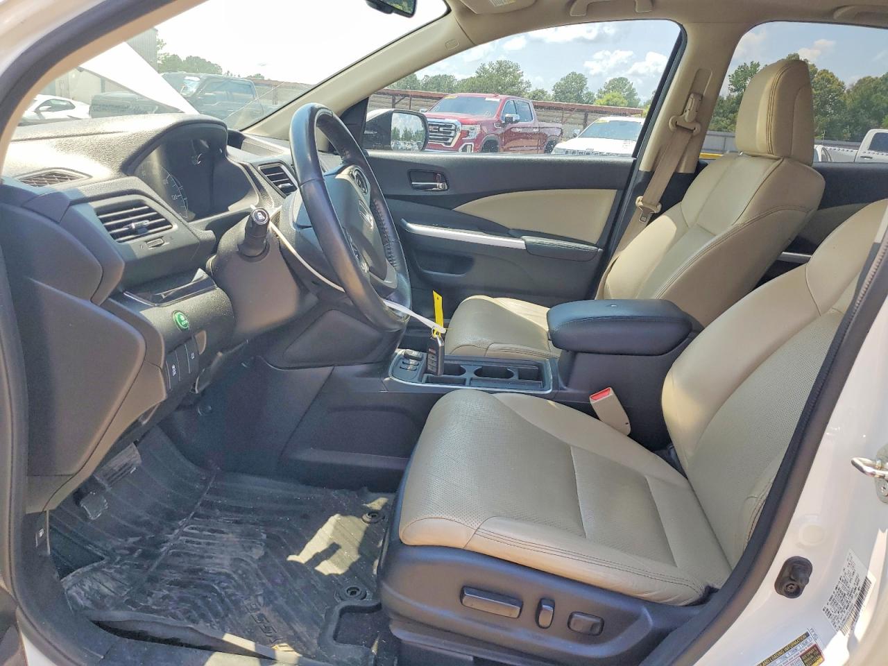 2015 Honda Cr-v Exl White vin: 5J6RM3H70FL026355