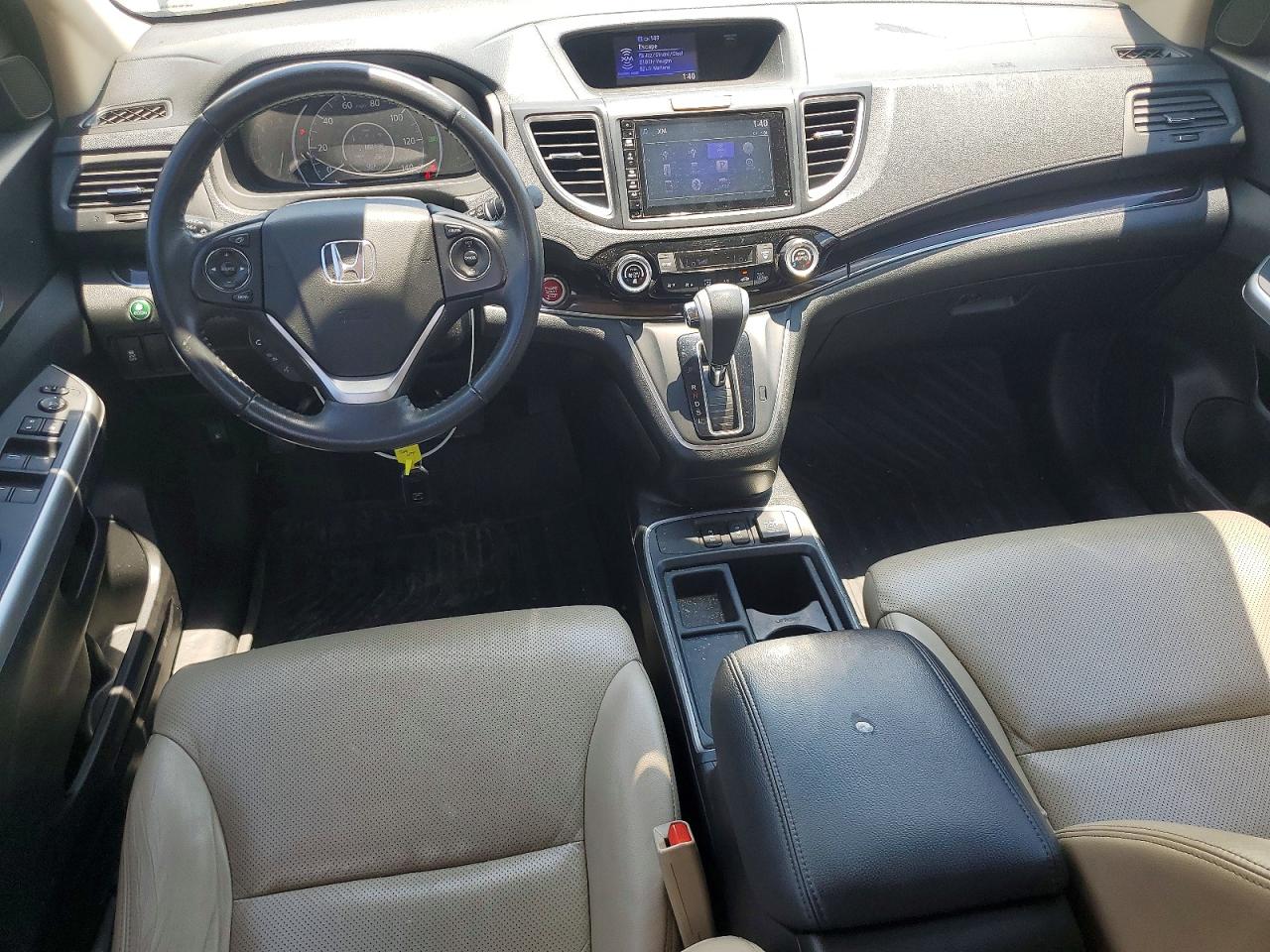2015 Honda Cr-v Exl White vin: 5J6RM3H70FL026355