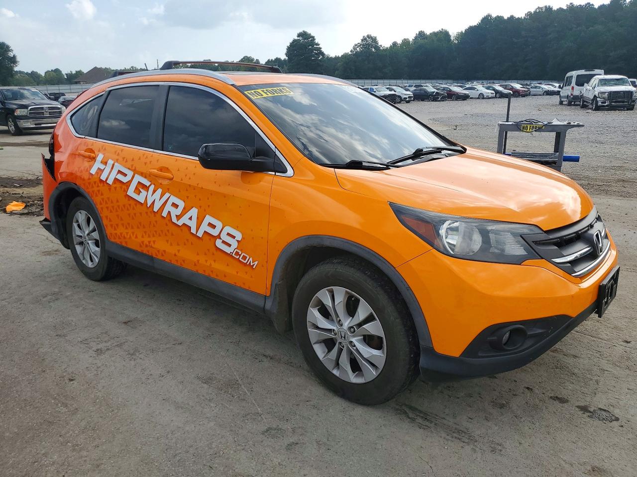 2012 Honda Cr-v Exl Orange vin: 5J6RM3H71CL006899