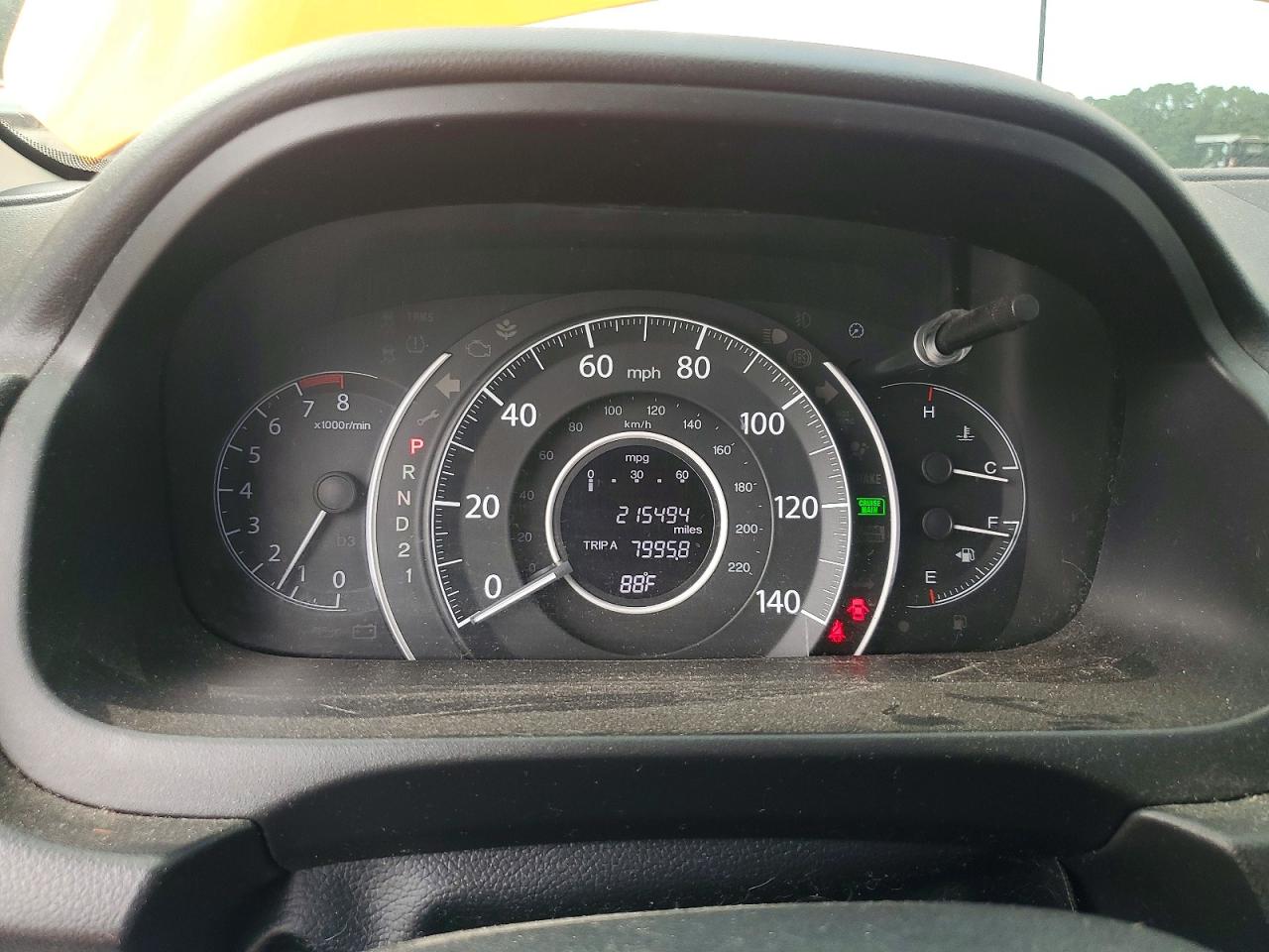 2012 Honda Cr-v Exl Orange vin: 5J6RM3H71CL006899